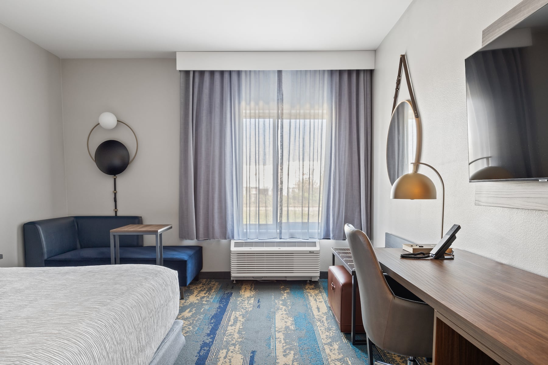 Guest room at the La Quinta Inn & Suites by Wyndham La Habra in La Habra, California