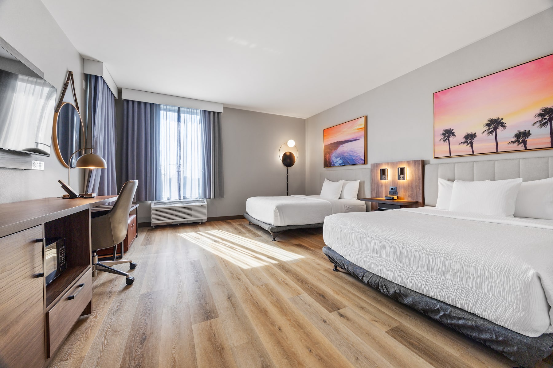 Guest room at the La Quinta Inn & Suites by Wyndham La Habra in La Habra, California