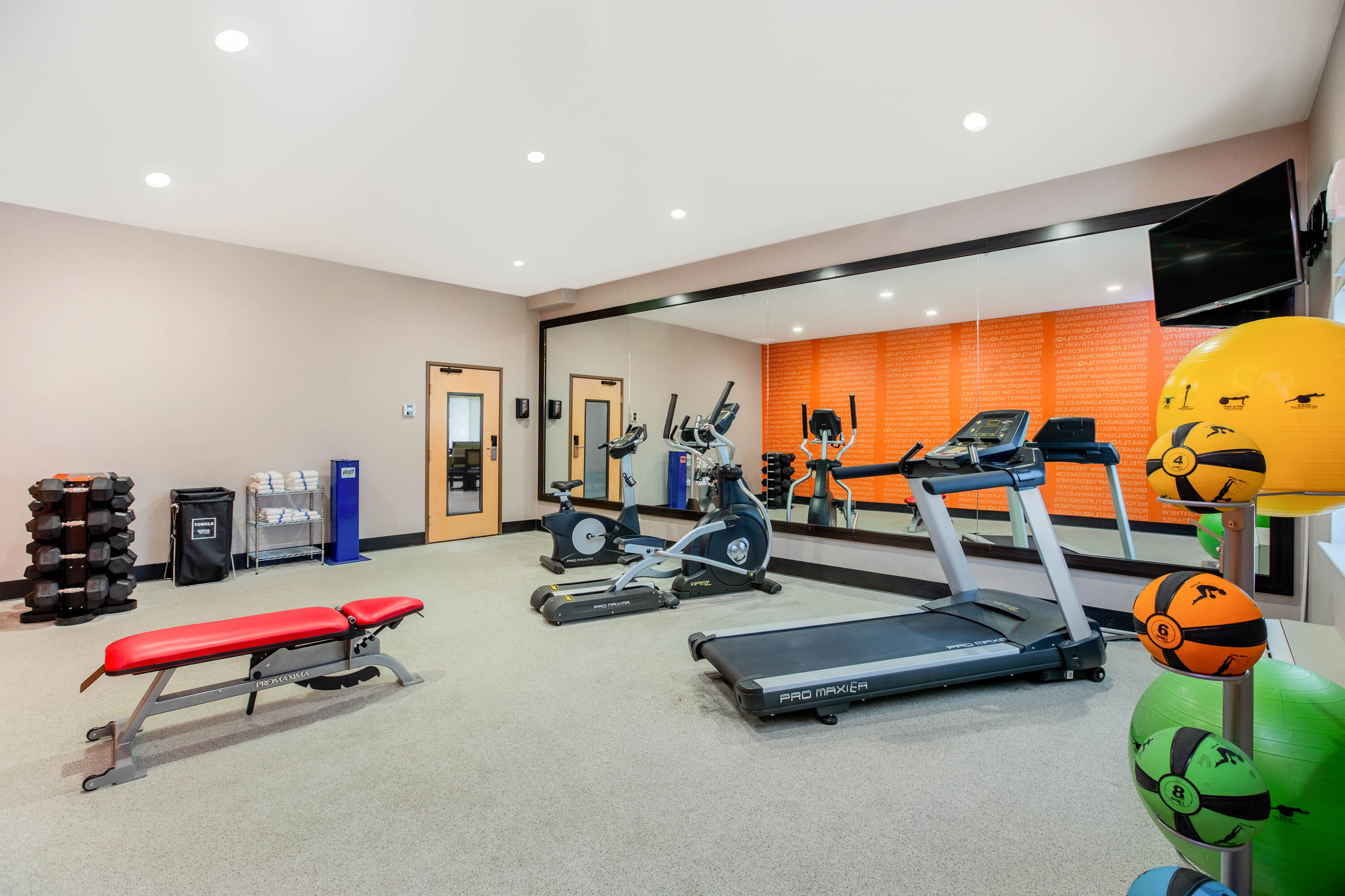 Fitness room at La Quinta Inn by Wyndham Livermore in Livermore, California