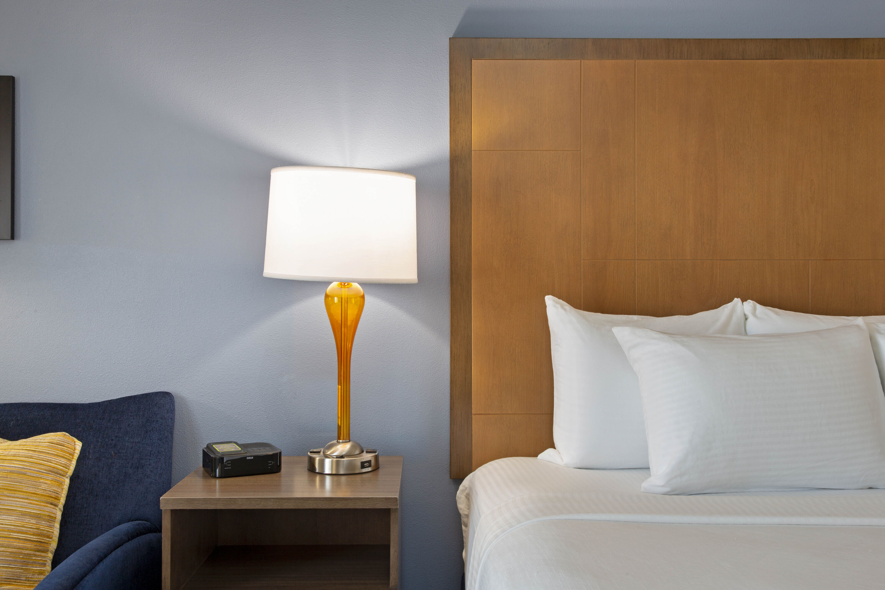 Guest room feature at the La Quinta Inn & Suites by Wyndham Morgan Hill-San Jose South in Morgan Hill, California
