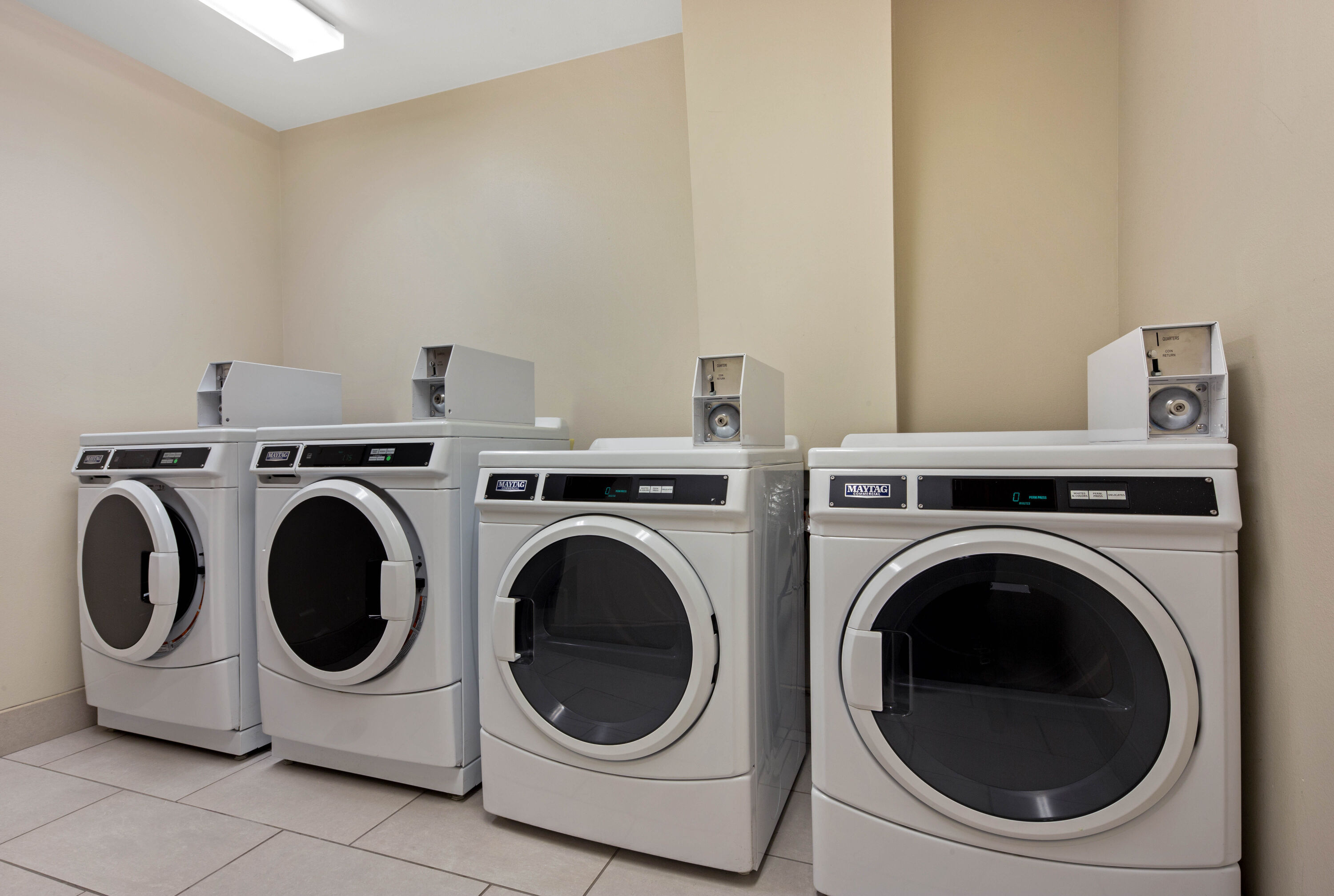 Laundry facilities at La Quinta Inn & Suites by Wyndham Morgan Hill-San Jose South in Morgan Hill, California