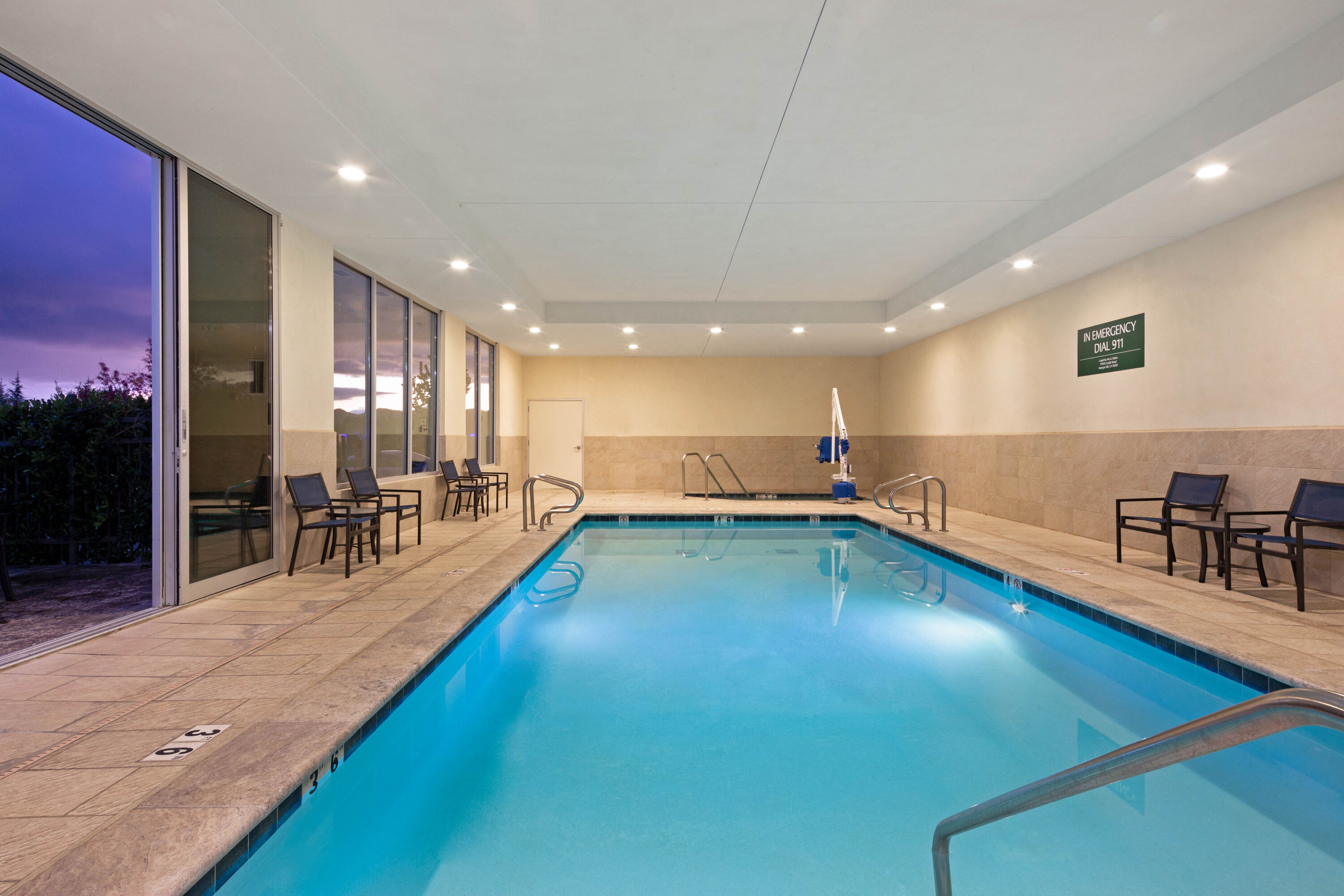 Pool at the La Quinta Inn & Suites by Wyndham Morgan Hill-San Jose South in Morgan Hill, California