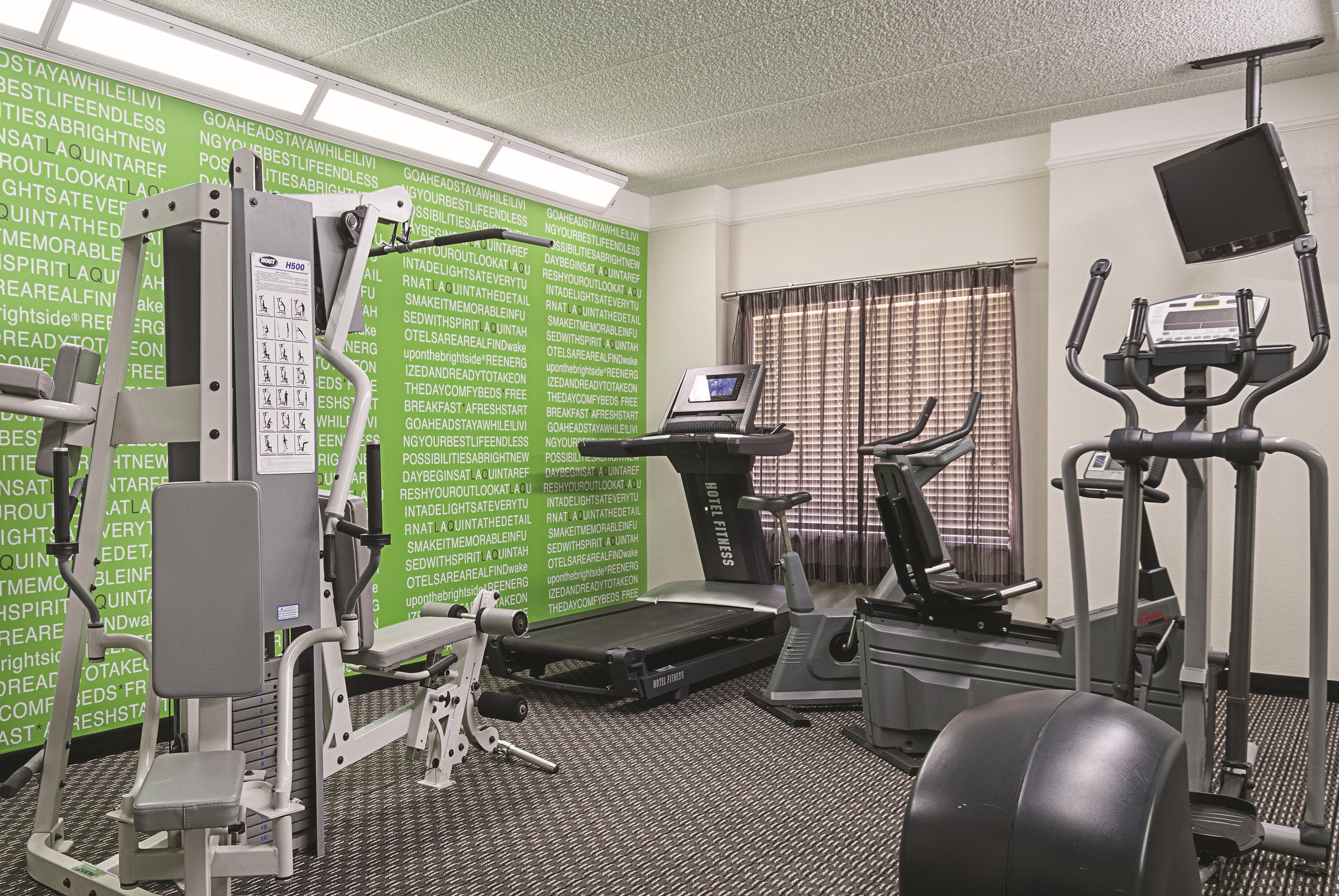 Fitness room at La Quinta Inn & Suites by Wyndham Ontario Airport in Ontario, California