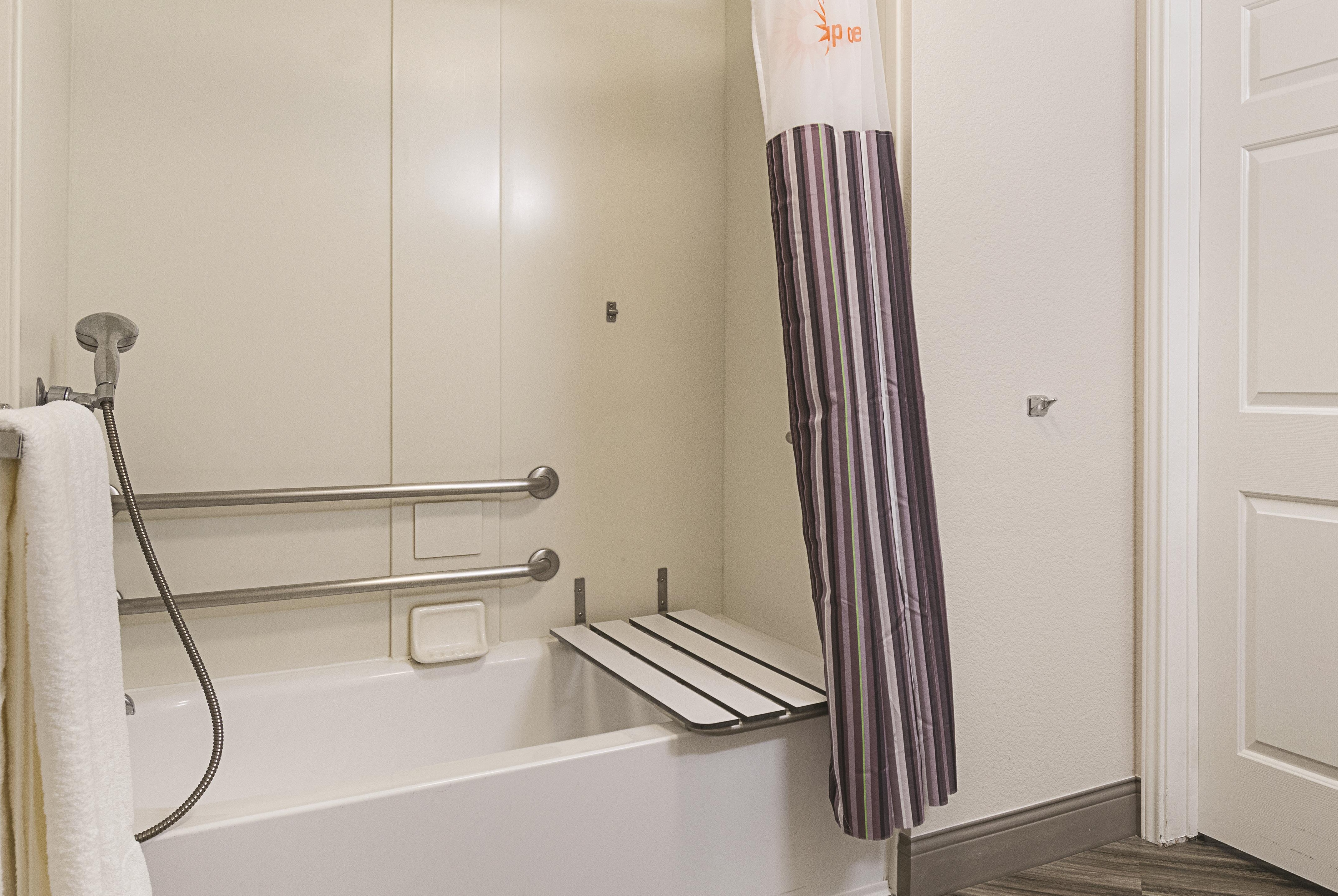 Guest room at the La Quinta Inn & Suites by Wyndham Ontario Airport in Ontario, California