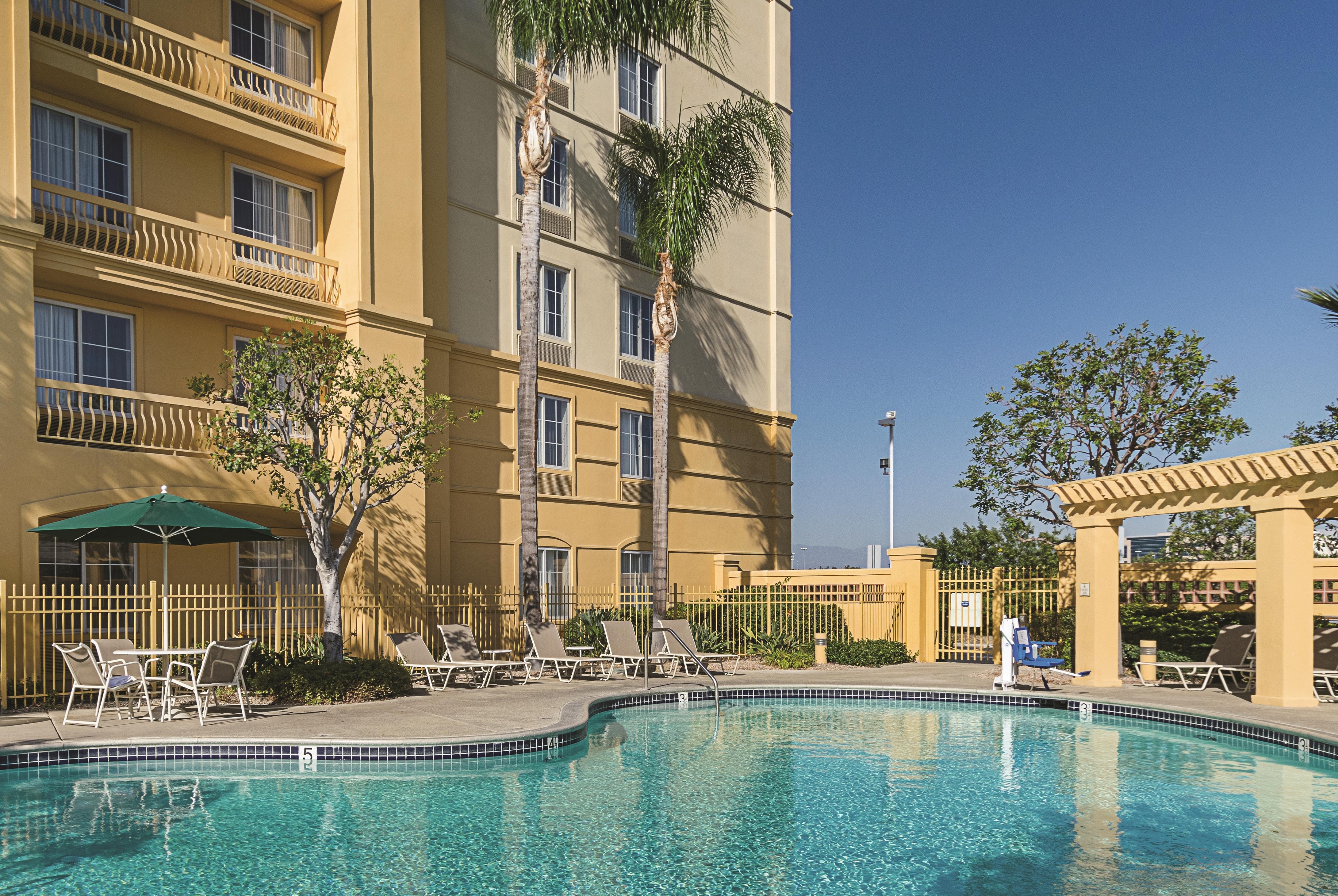 Pool at the La Quinta Inn & Suites by Wyndham Ontario Airport in Ontario, California