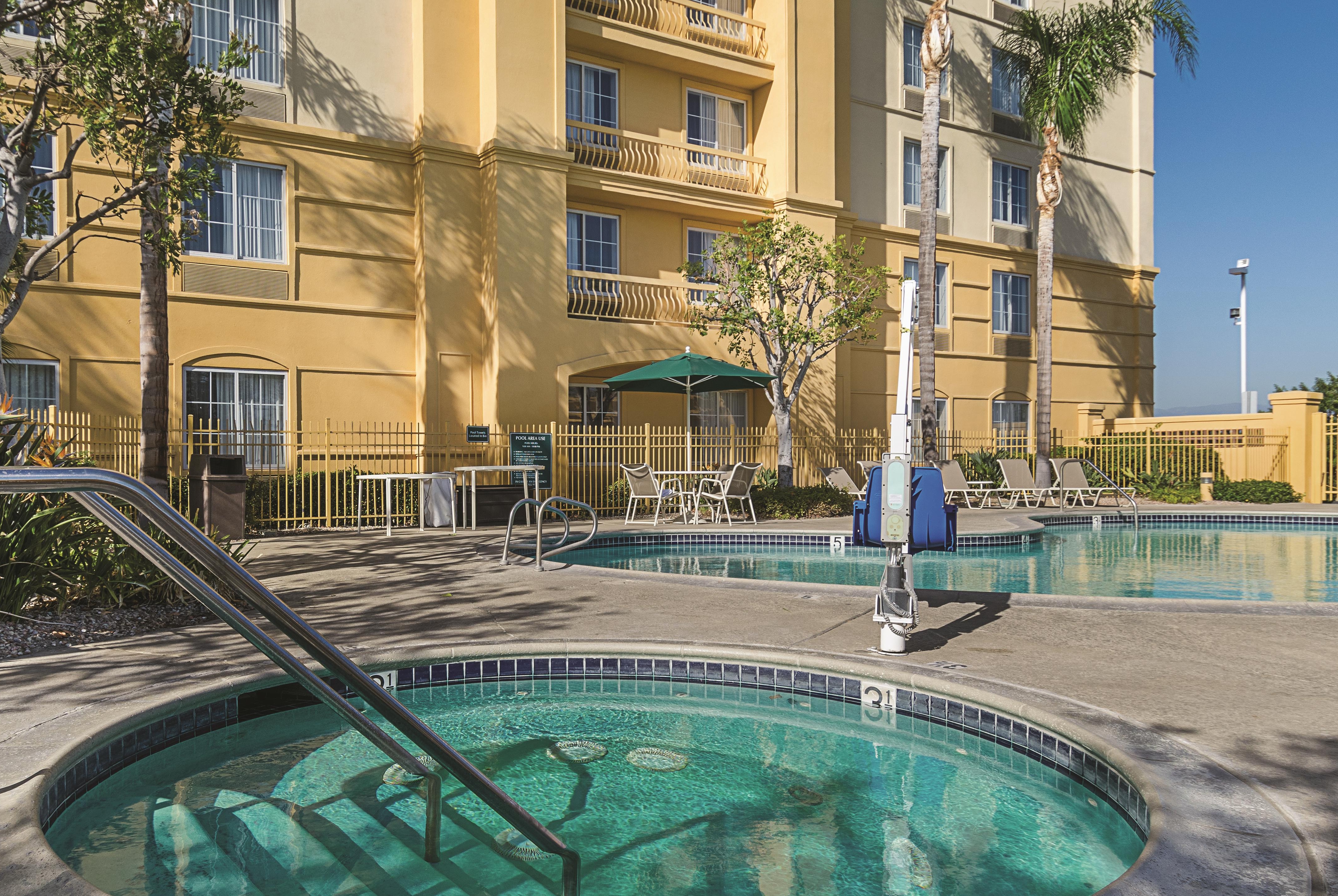 Pool at the La Quinta Inn & Suites by Wyndham Ontario Airport in Ontario, California