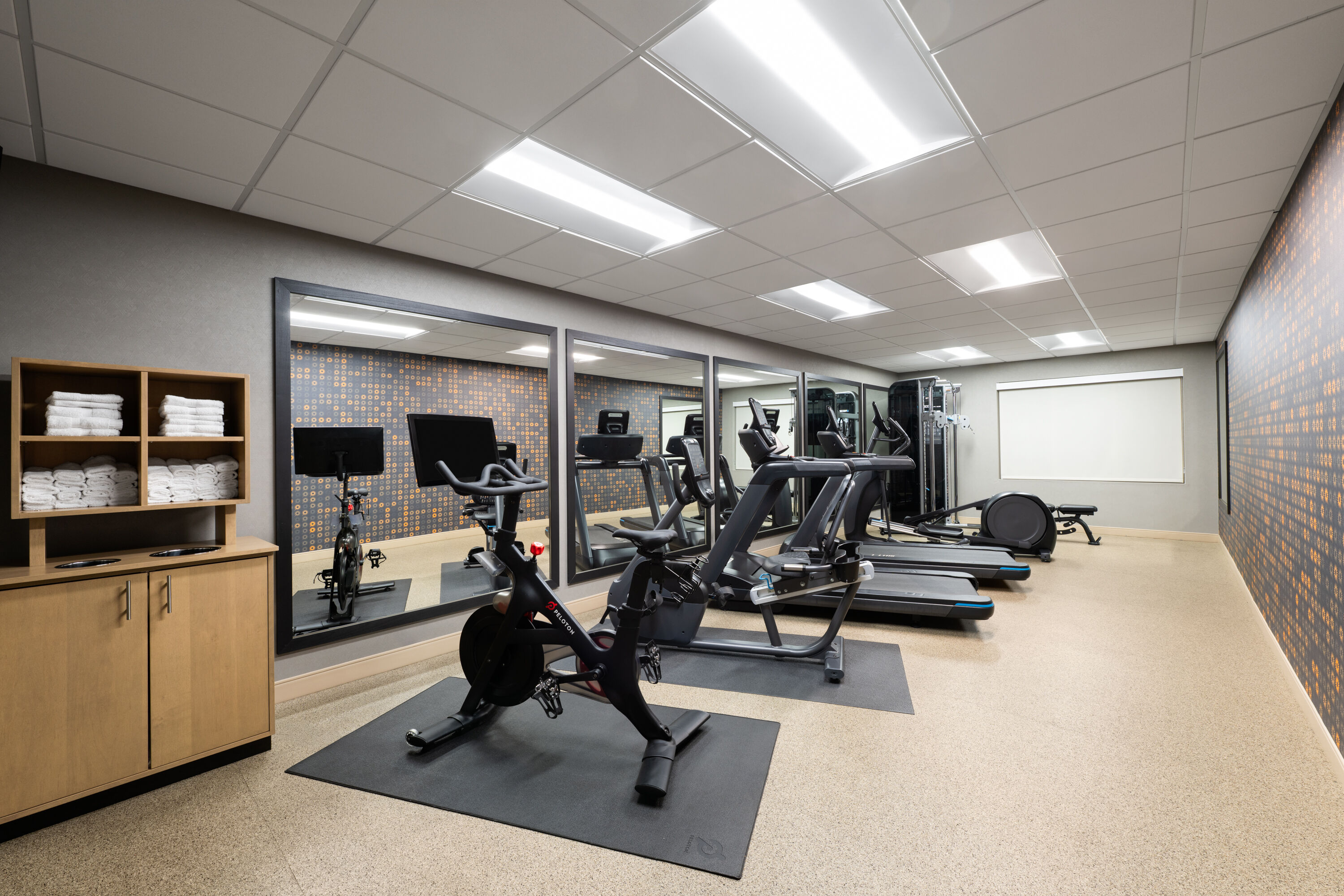 Fitness room at La Quinta Inn & Suites by Wyndham Paso Robles in Paso Robles, California
