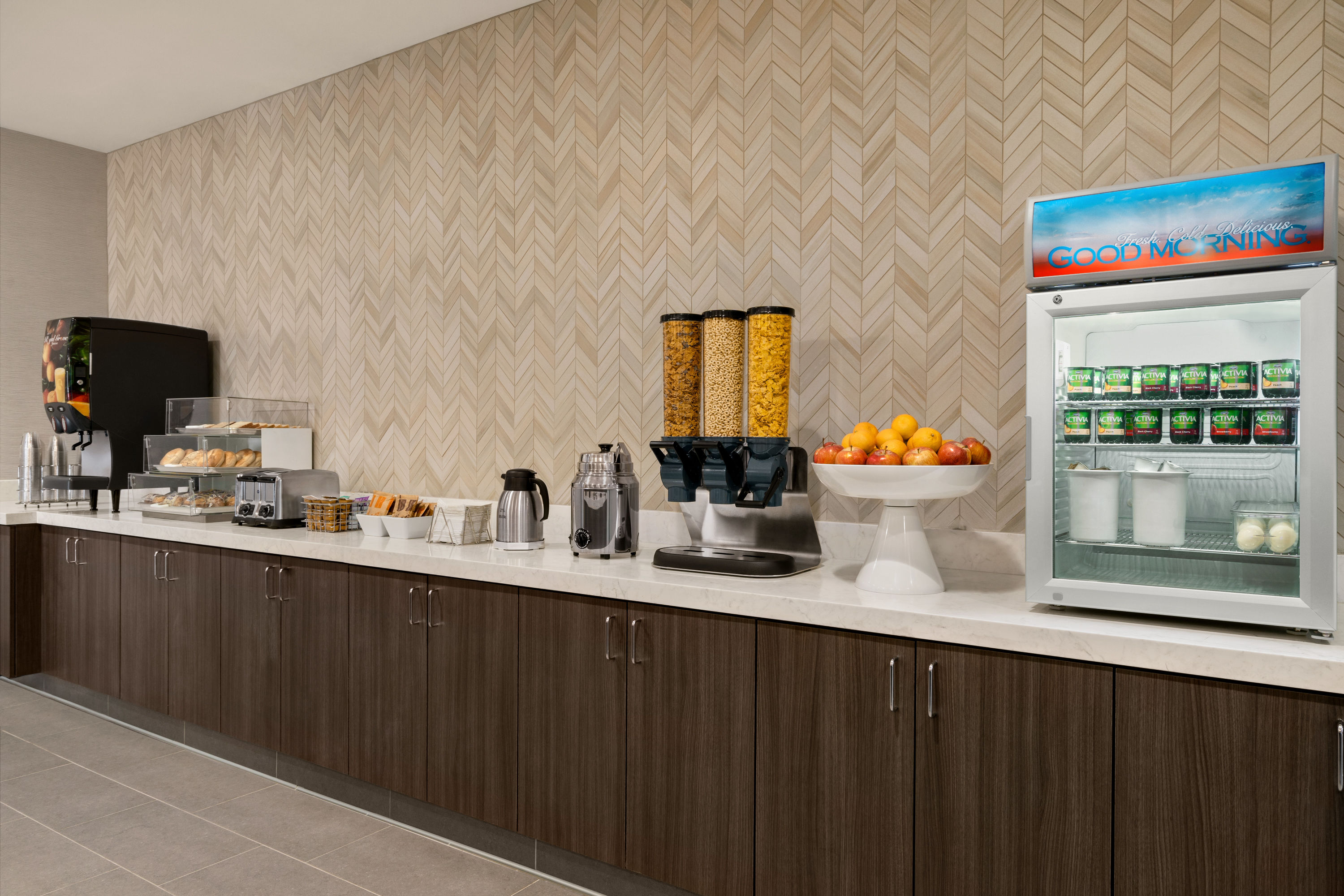 Free breakfast at La Quinta Inn & Suites by Wyndham San Bernardino in San Bernardino, California