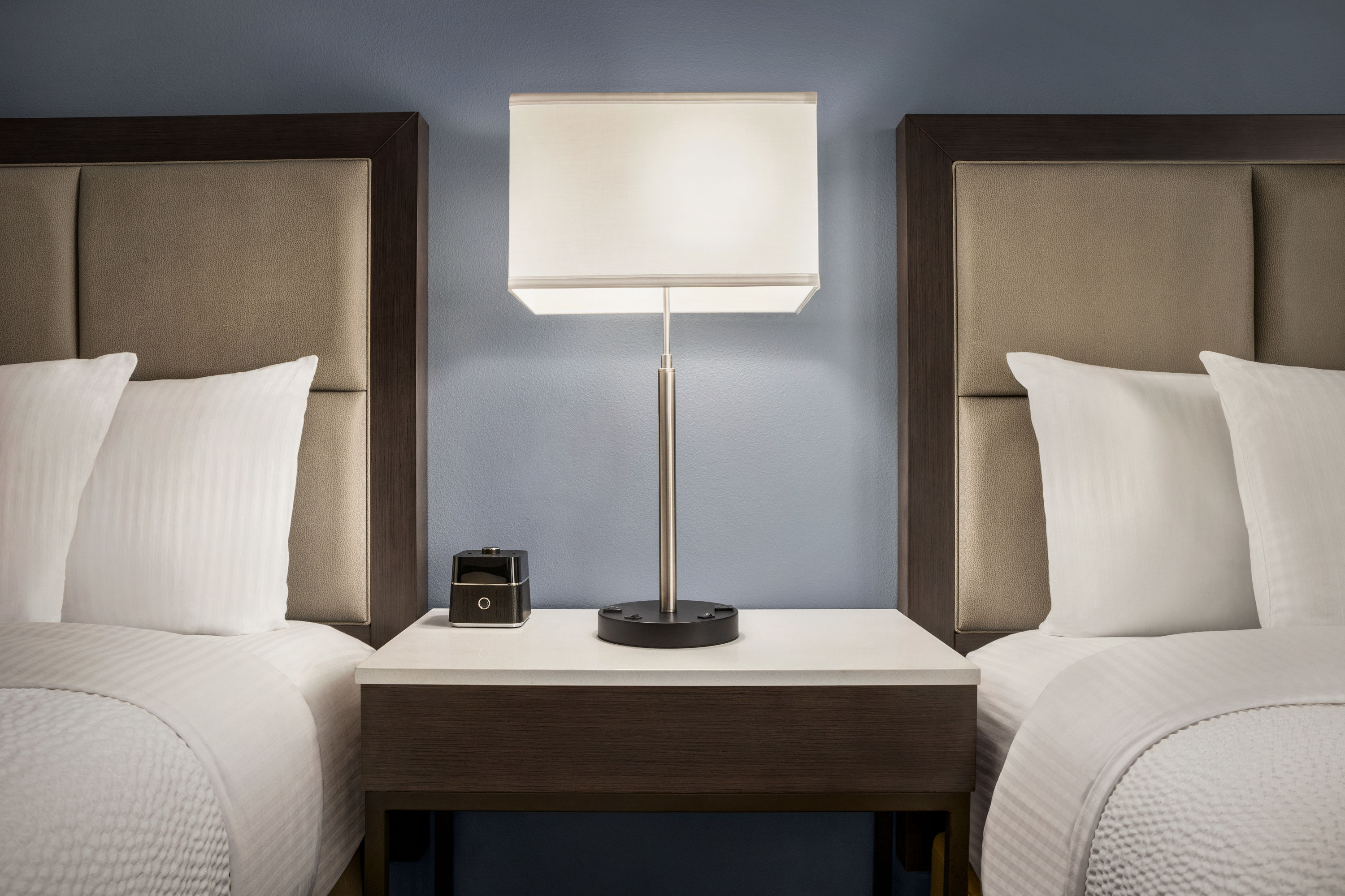 Guest room at the La Quinta Inn & Suites by Wyndham San Bernardino in San Bernardino, California