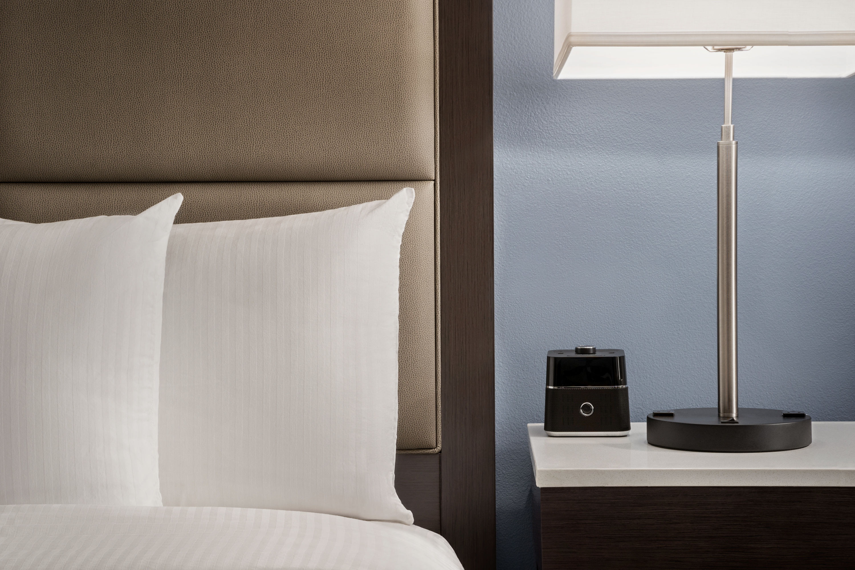 Guest room at the La Quinta Inn & Suites by Wyndham San Bernardino in San Bernardino, California