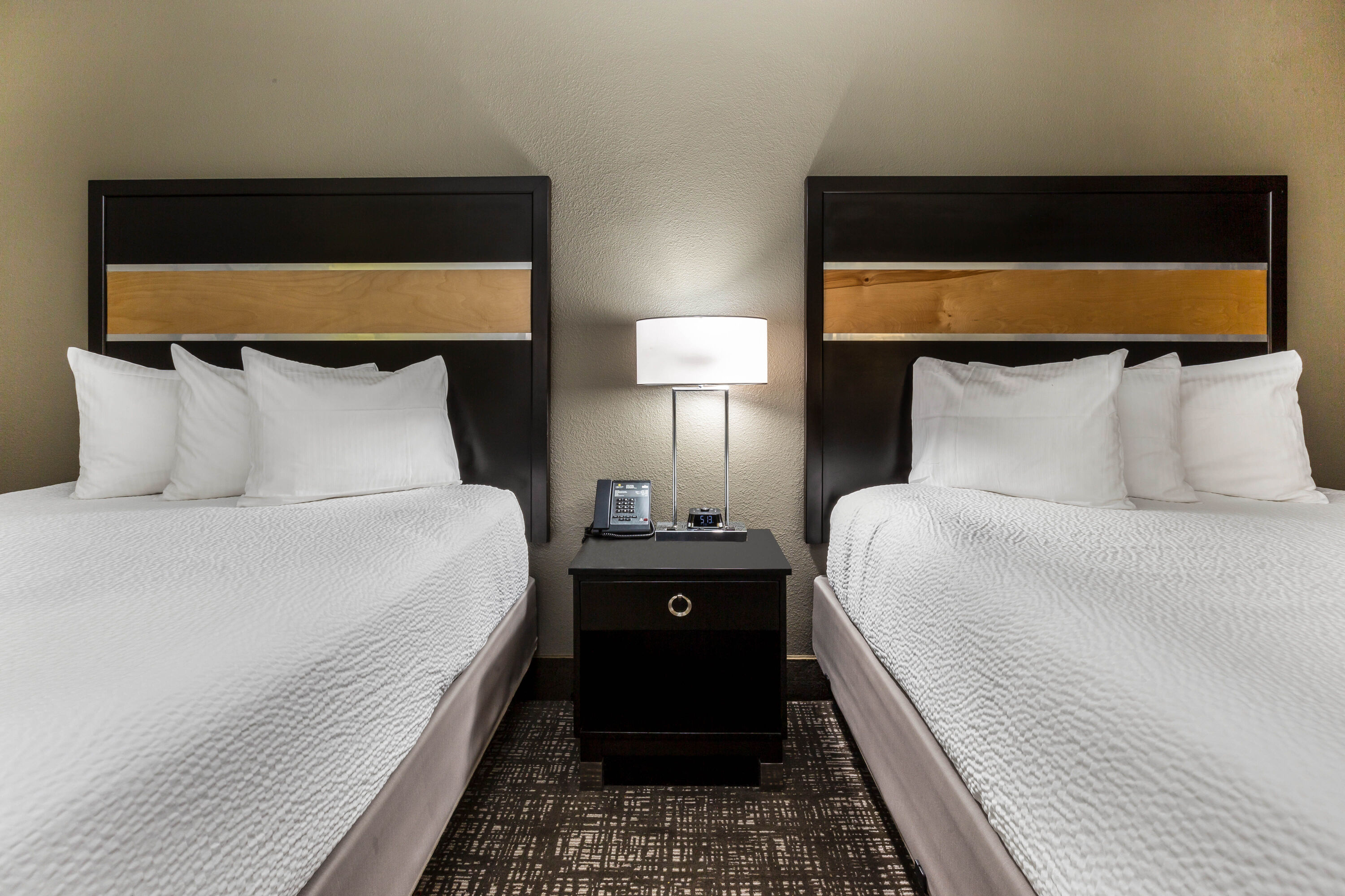 Guest room at the La Quinta Inn & Suites by Wyndham San Diego Mission Bay in San Diego, California