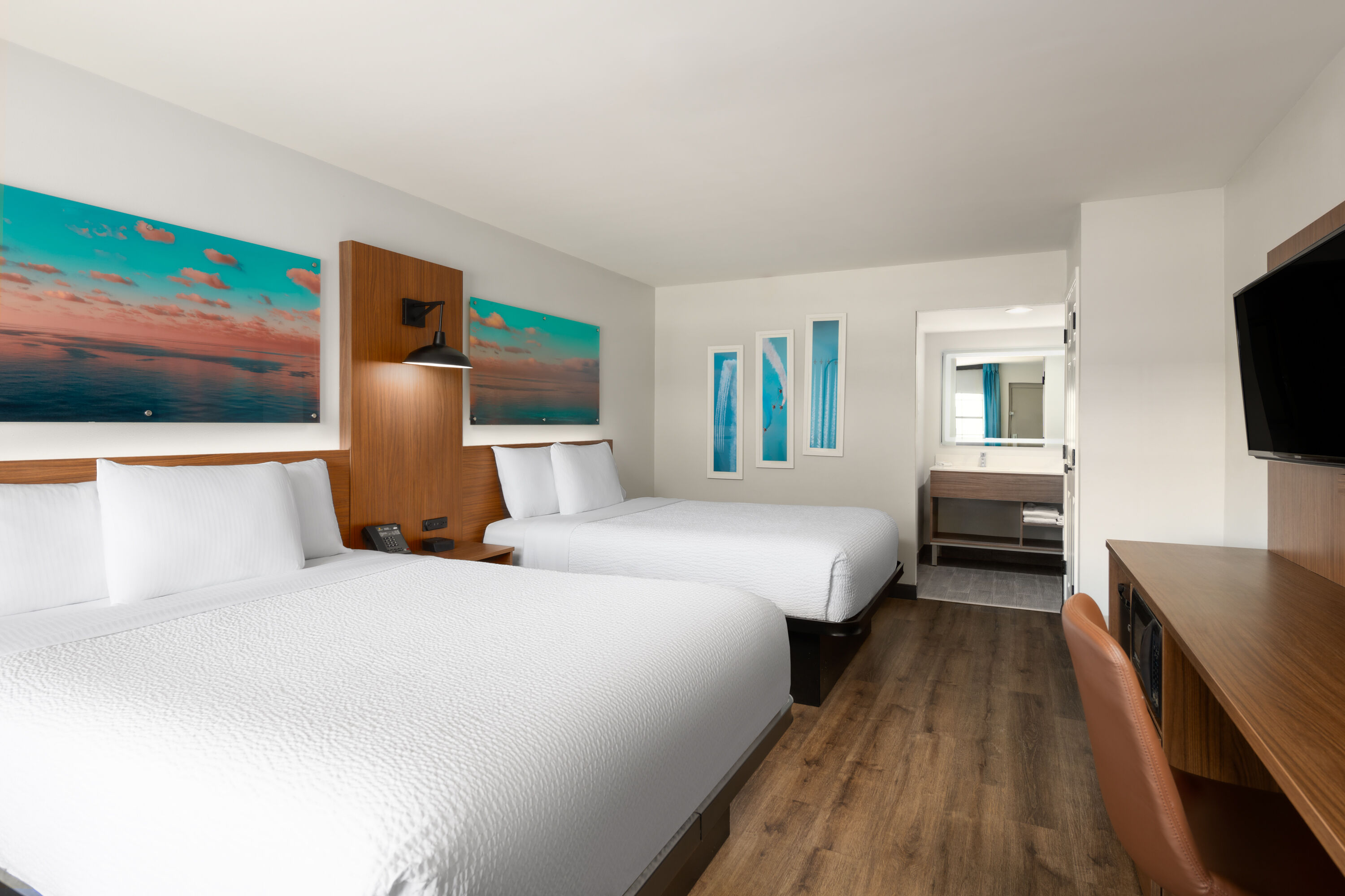 Guest room at the La Quinta Inn by Wyndham San Diego - Miramar in San Diego, California