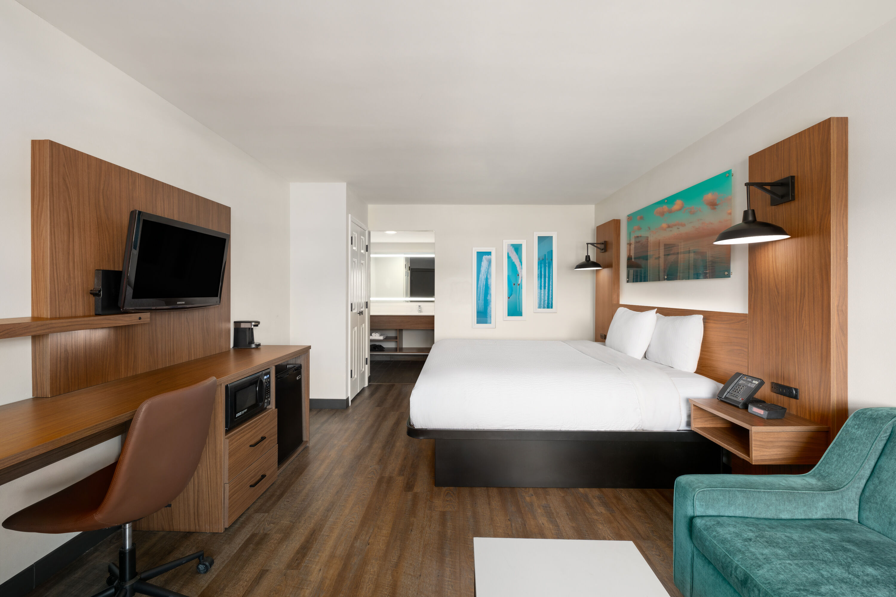 Guest room at the La Quinta Inn by Wyndham San Diego - Miramar in San Diego, California