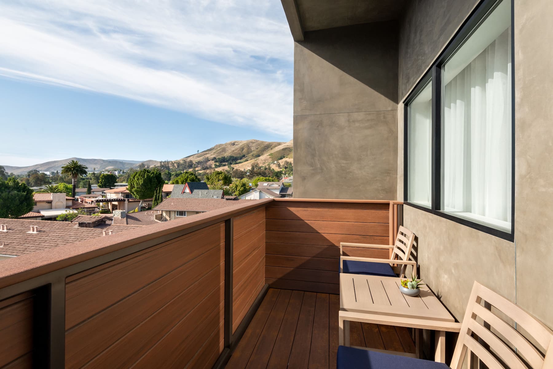 Guest room at the La Quinta Inn & Suites by Wyndham San Luis Obispo Downtown in San Luis Obispo, California