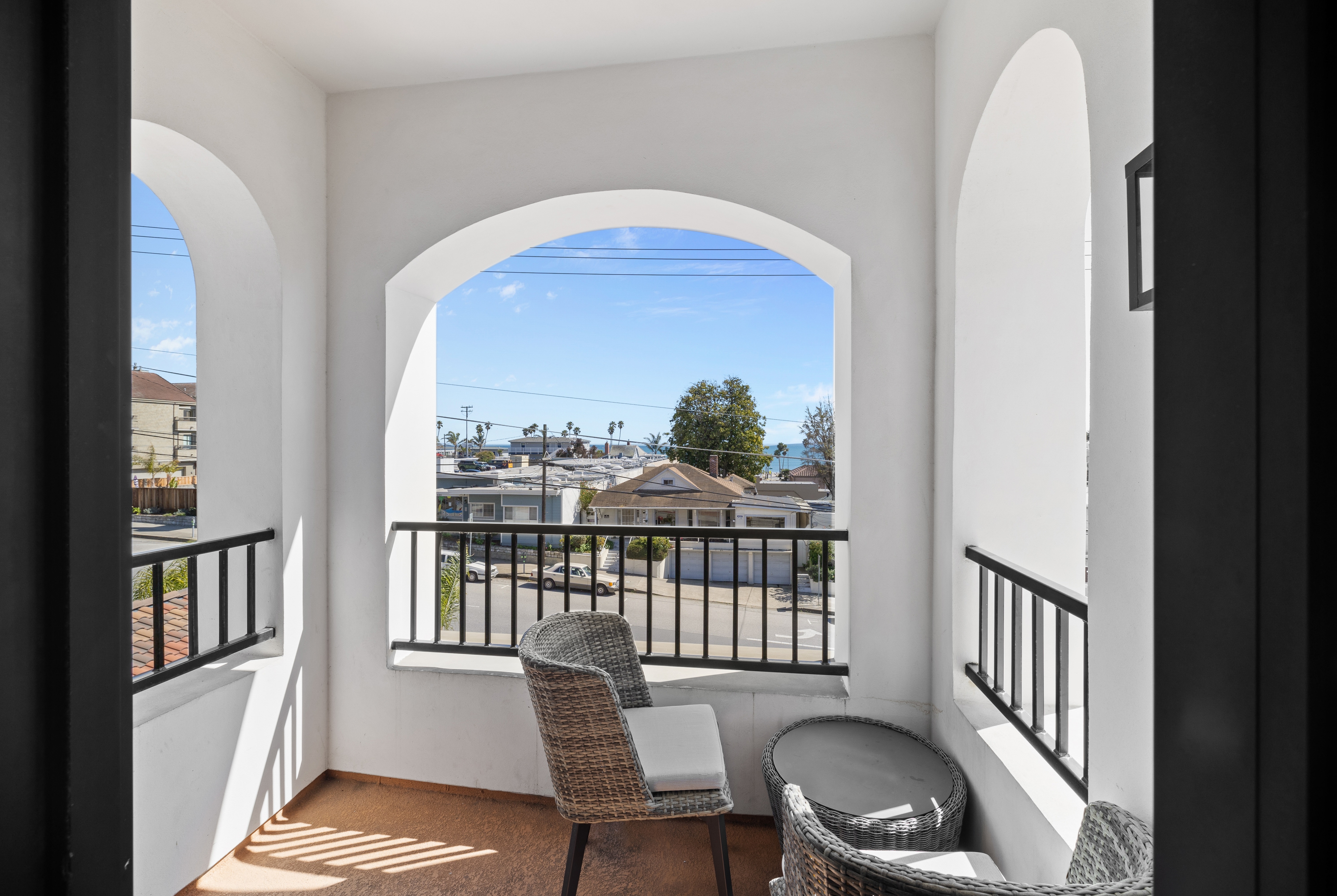 Guest room at the La Quinta Inn & Suites by Wyndham Santa Cruz in Santa Cruz, California