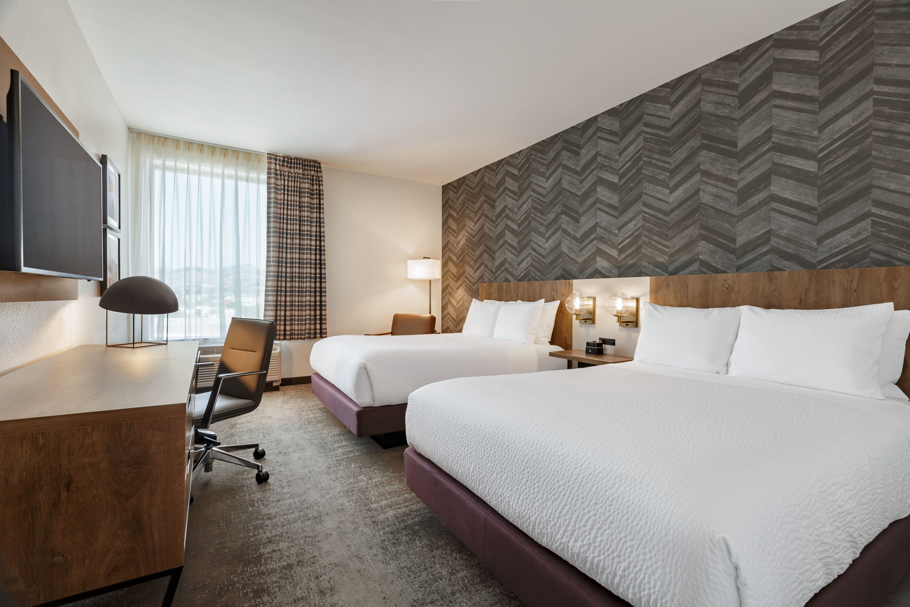 Guest room at the La Quinta Inn & Suites by Wyndham Santa Rosa Sonoma in Santa Rosa, California