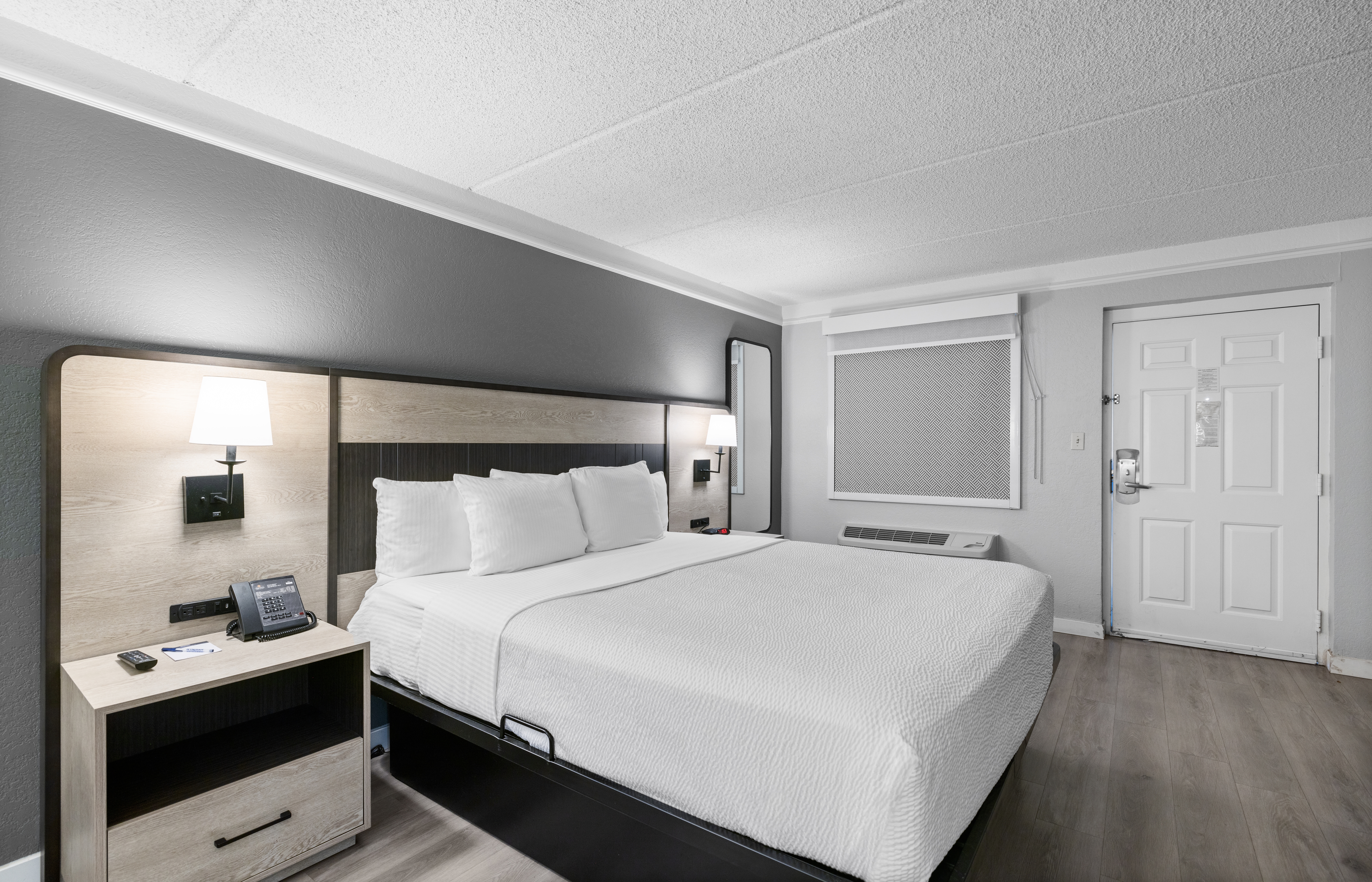 Guest room at the La Quinta Inn by Wyndham Stockton in Stockton, California