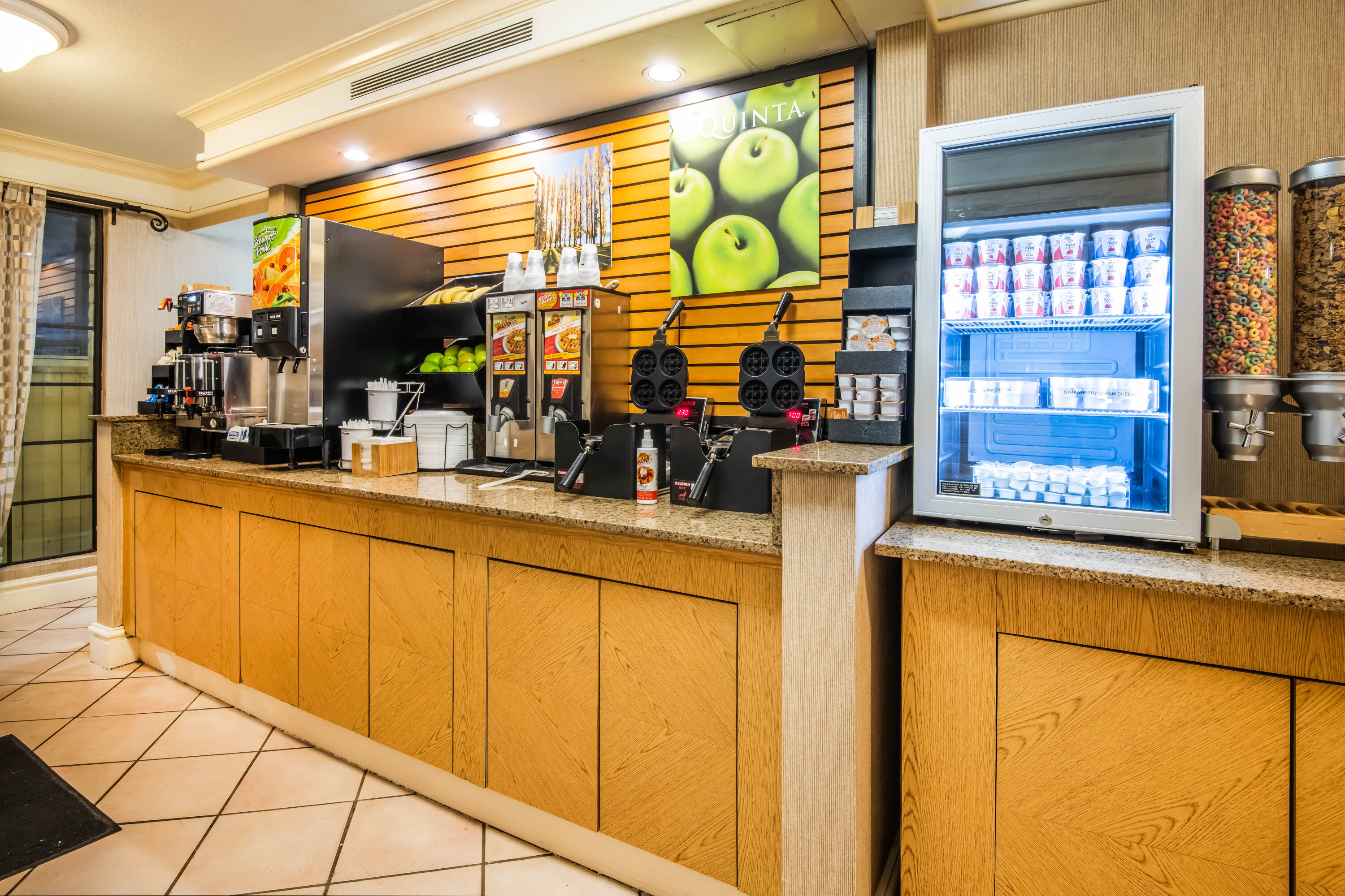 Free breakfast at La Quinta Inn by Wyndham Colorado Springs Garden of the Gods in Colorado Springs, Colorado