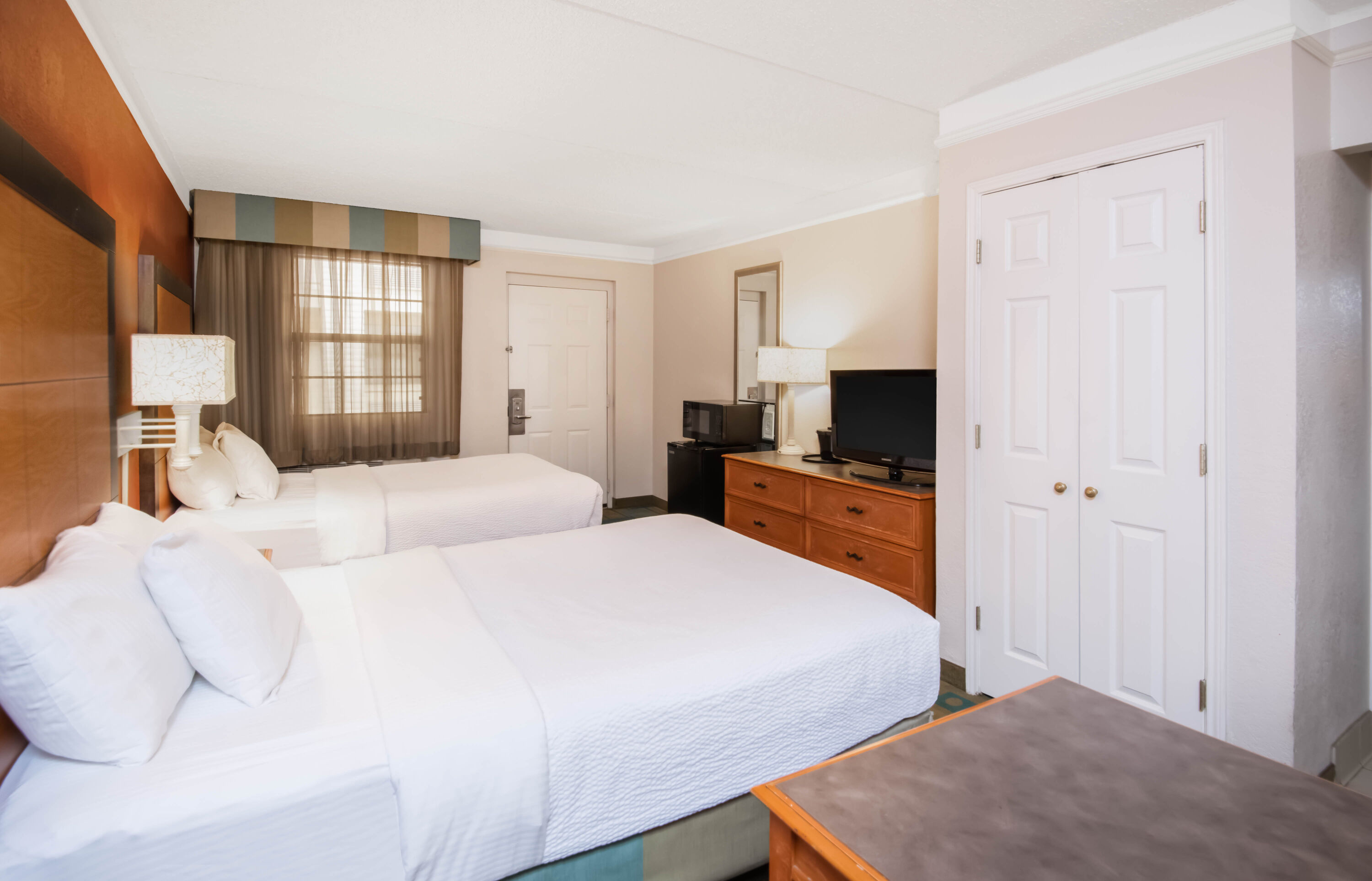 Guest room at the La Quinta Inn by Wyndham Colorado Springs Garden of the Gods in Colorado Springs, Colorado