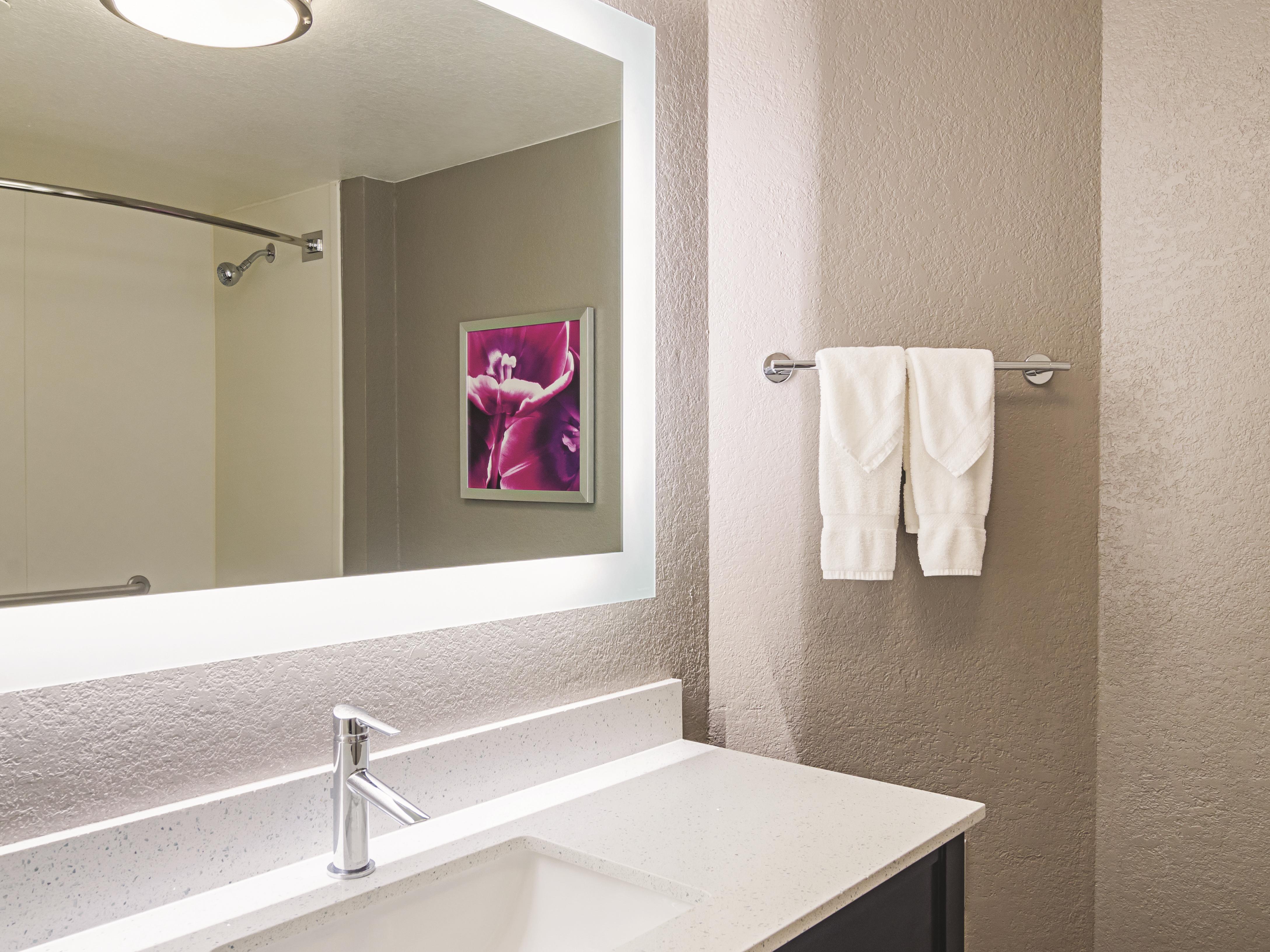 Guest room at the La Quinta Inn & Suites by Wyndham Denver Airport DIA in Denver, Colorado