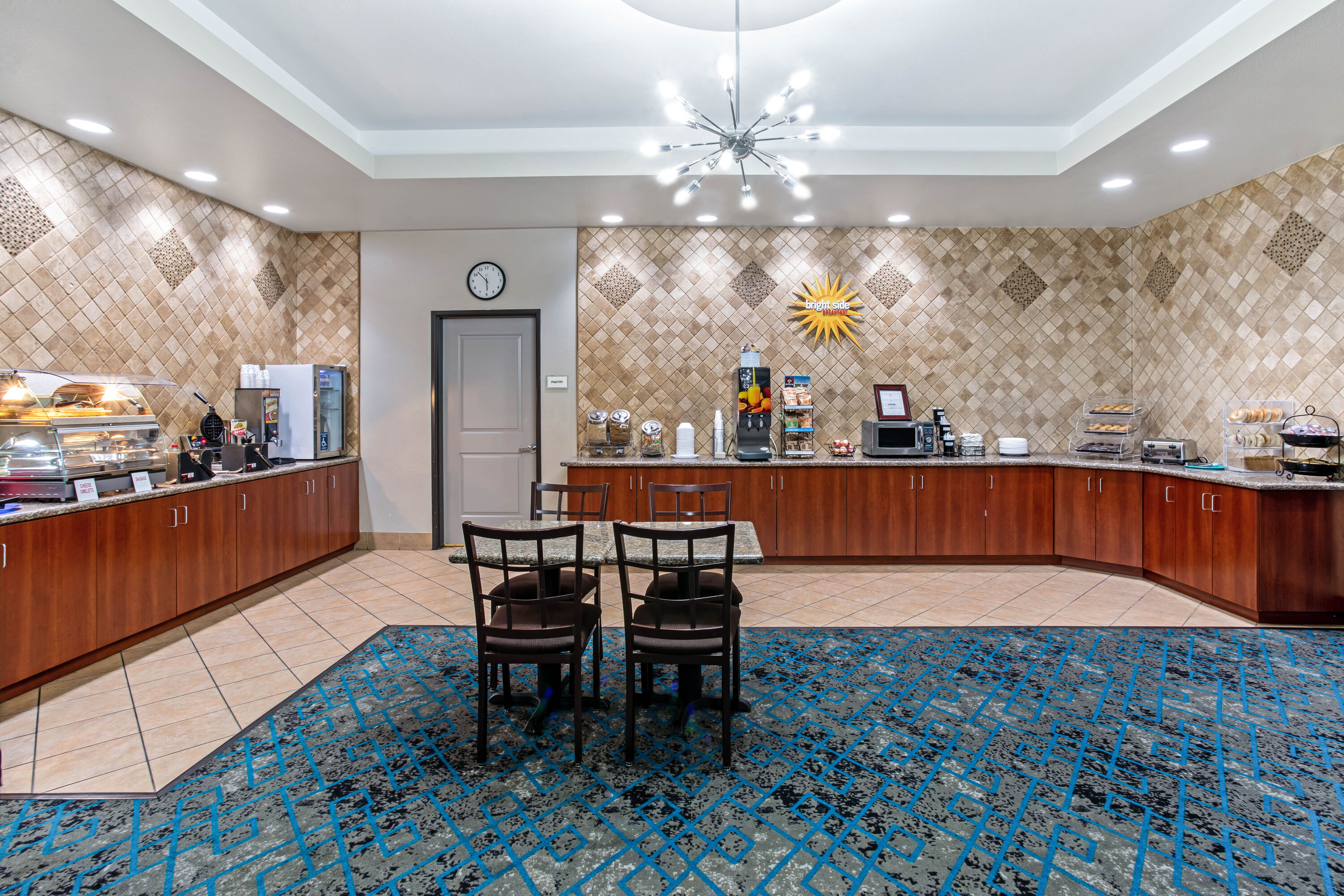Free breakfast at La Quinta Inn & Suites by Wyndham Denver Gateway Park in Denver, Colorado