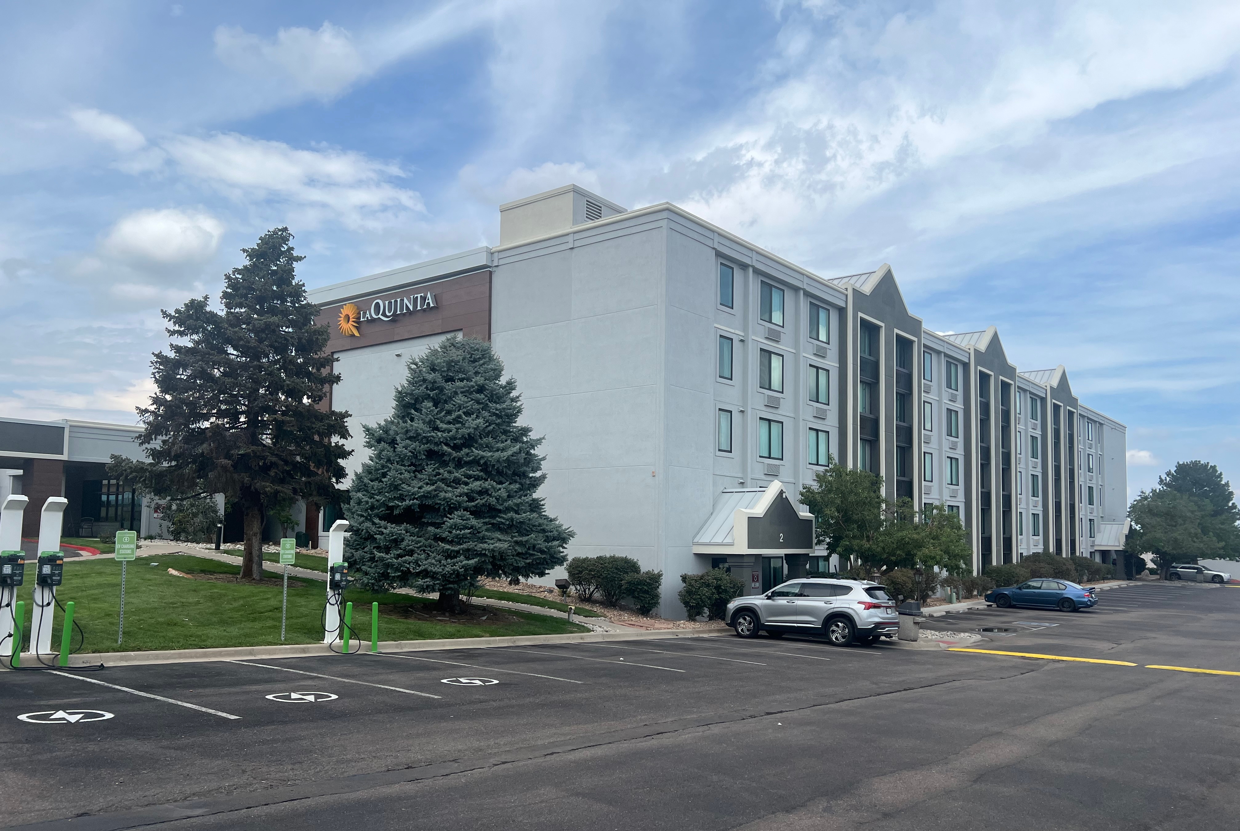 Exterior of La Quinta by Wyndham Denver Englewood Tech Center hotel in Greenwood Village, Colorado
