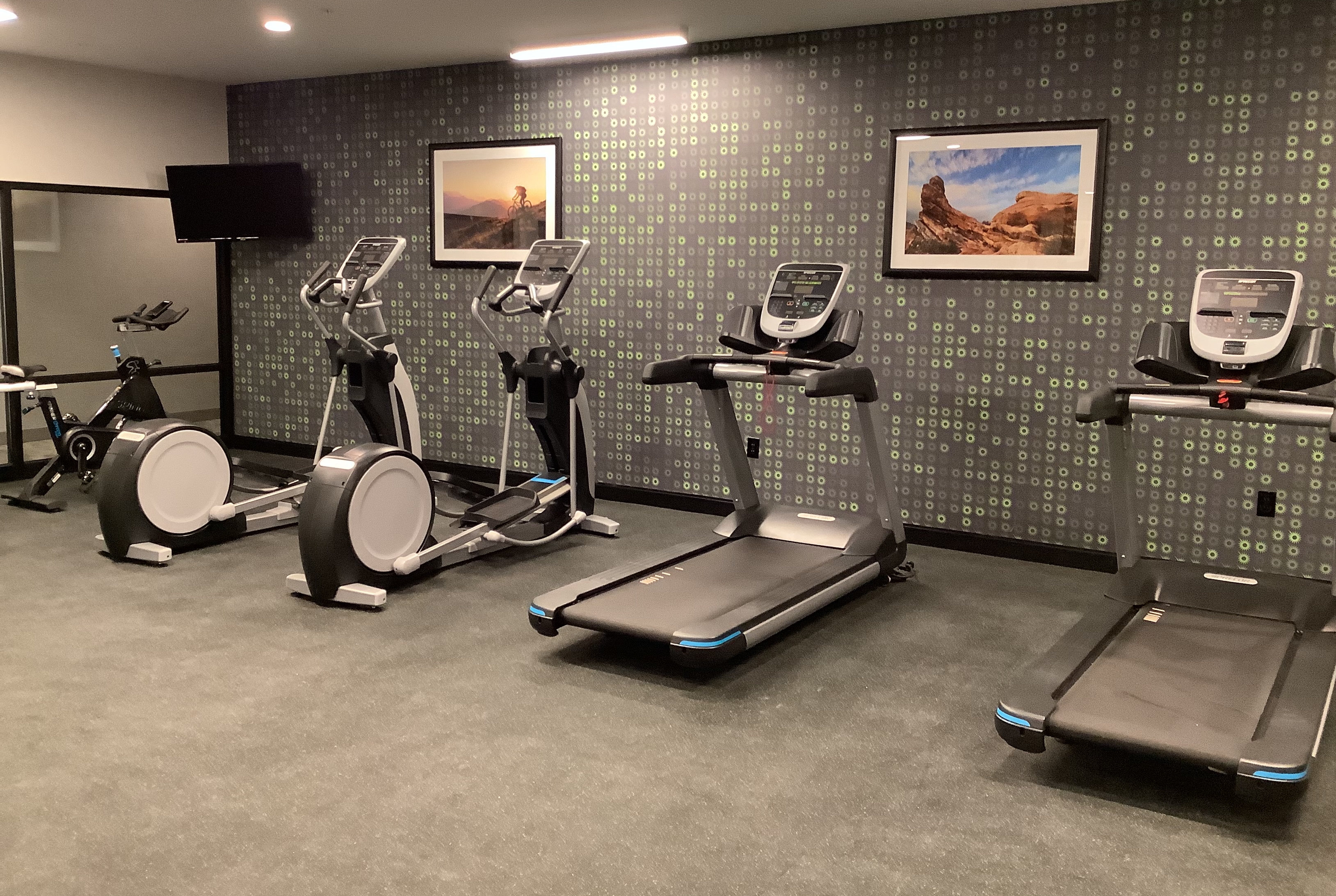 Fitness room at La Quinta Inn & Suites by Wyndham Littleton/Red Rocks in Littleton, Colorado