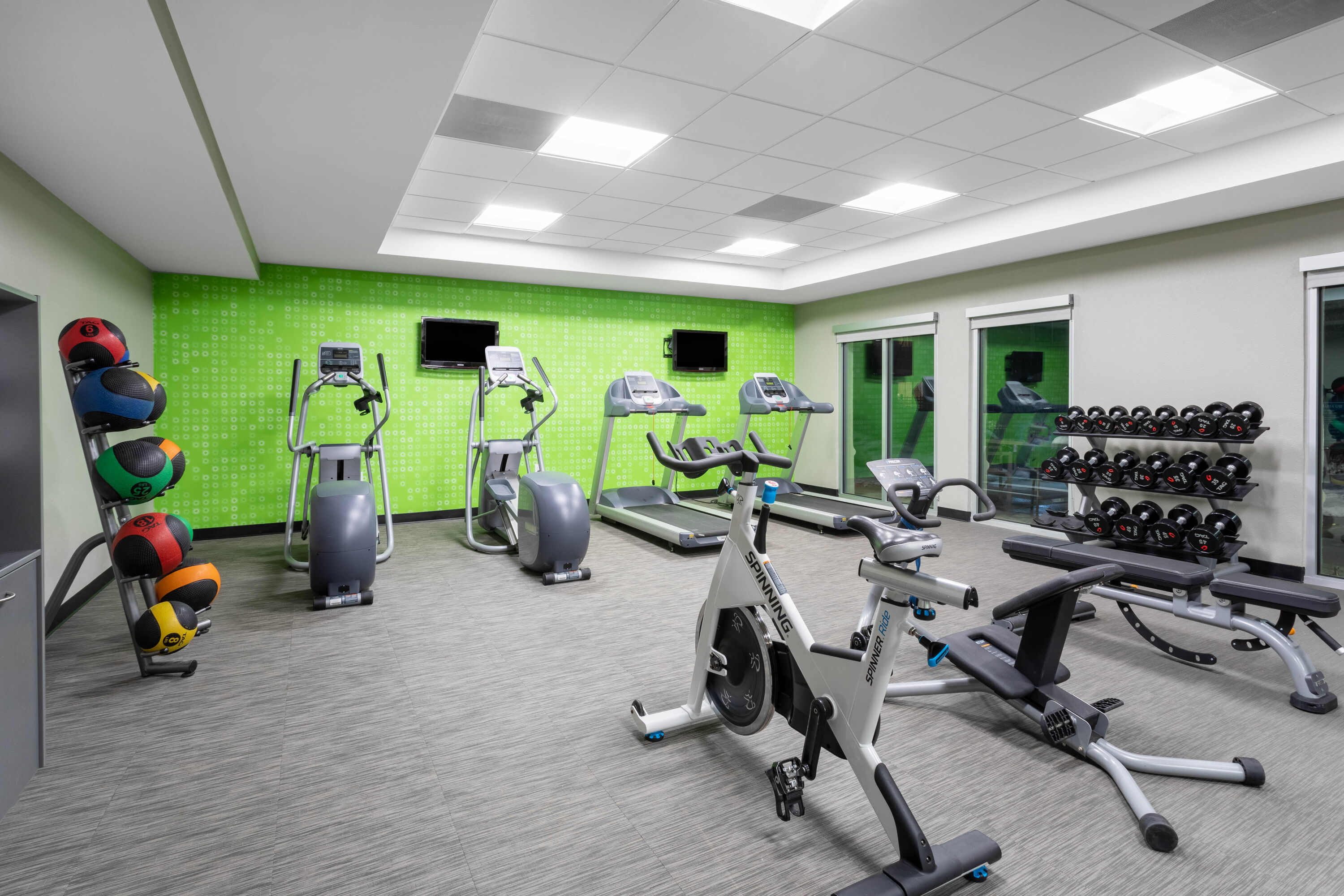 Fitness room at La Quinta Inn & Suites by Wyndham Denver Boulder-Louisville in Louisville, Colorado