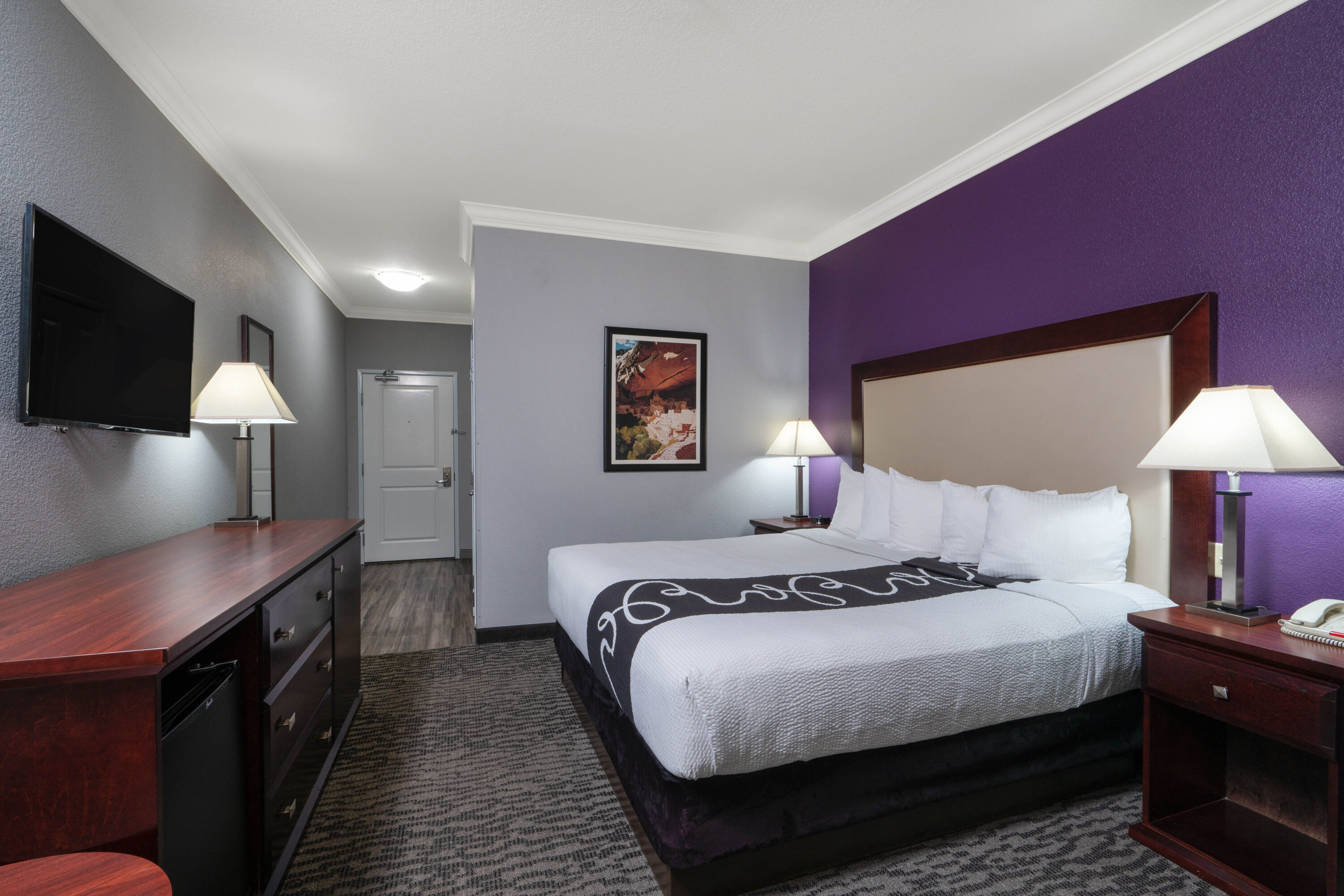 Guest room at the La Quinta Inn & Suites by Wyndham Loveland/Estes Park in Loveland, Colorado