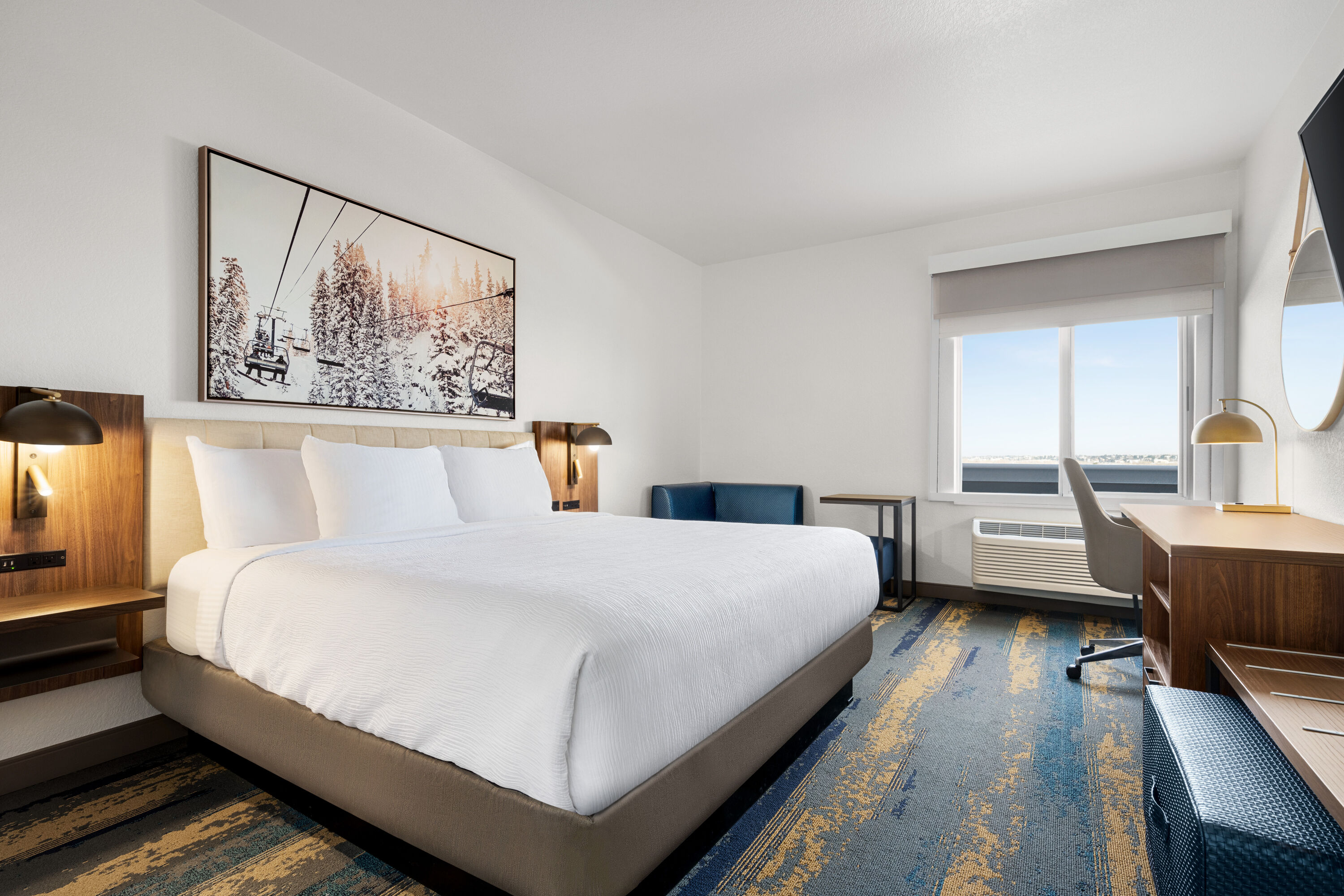 Guest room at the La Quinta Inn & Suites by Wyndham Denver Parker in Parker, Colorado