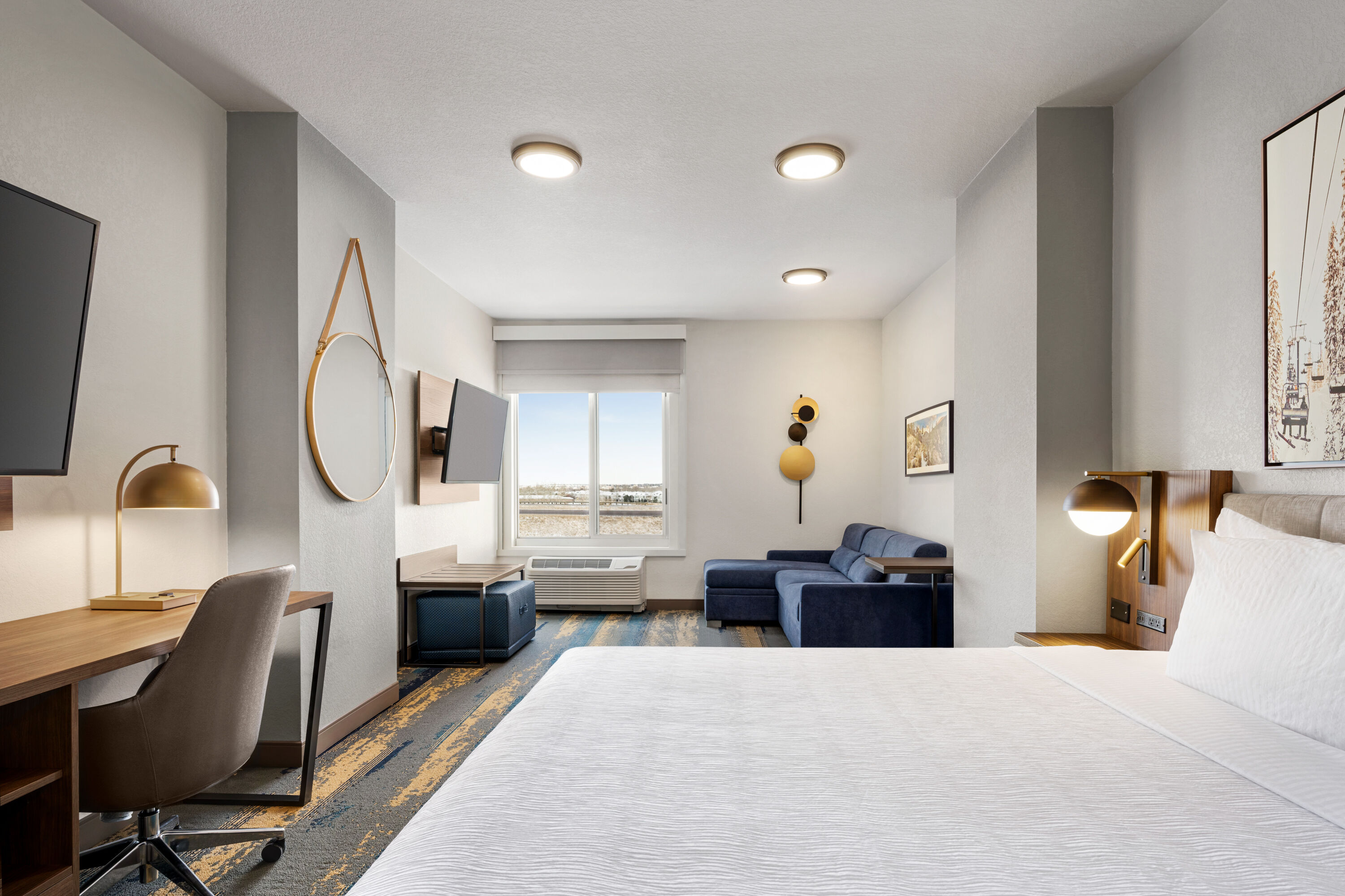 Guest room at the La Quinta Inn & Suites by Wyndham Denver Parker in Parker, Colorado