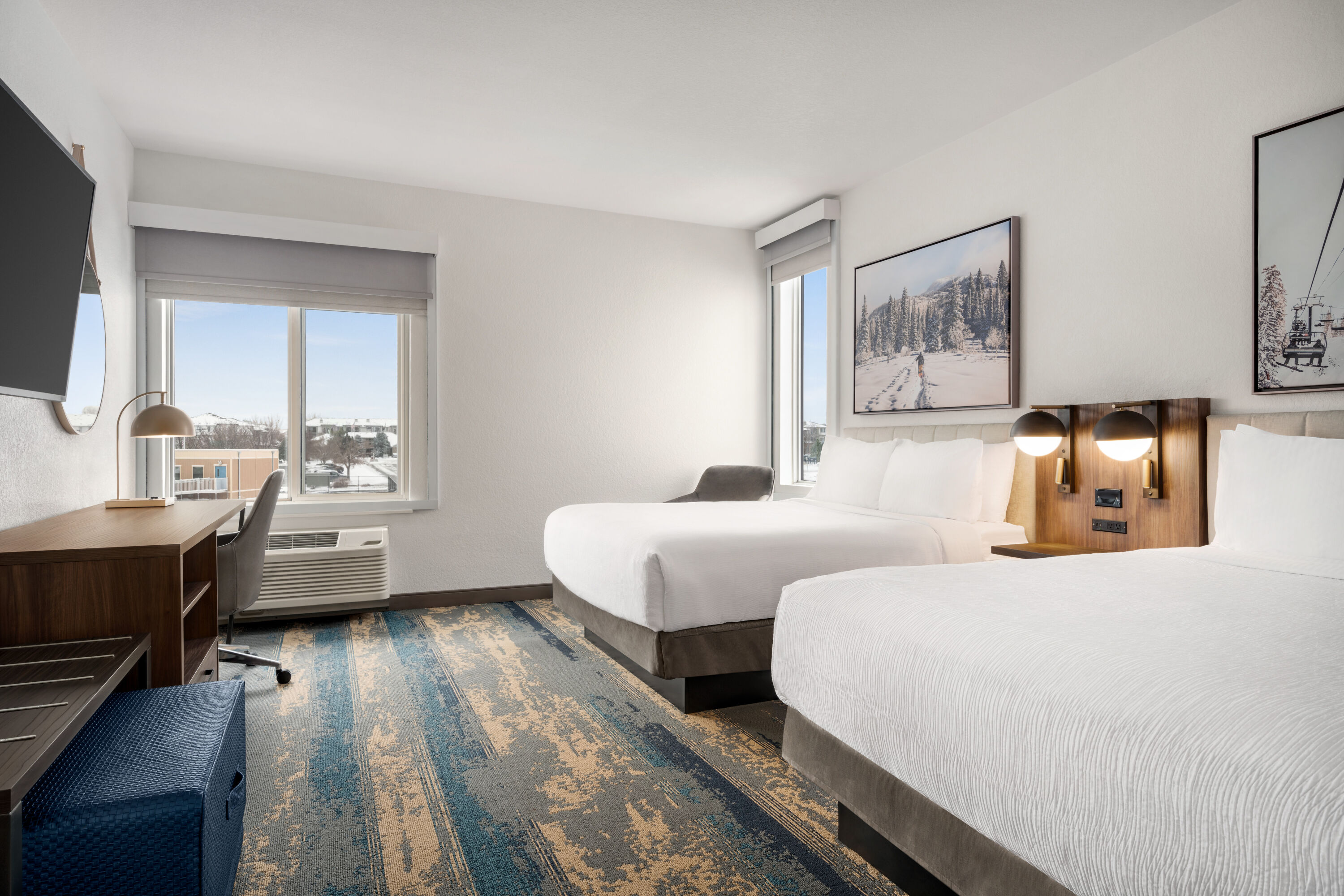 Guest room at the La Quinta Inn & Suites by Wyndham Denver Parker in Parker, Colorado