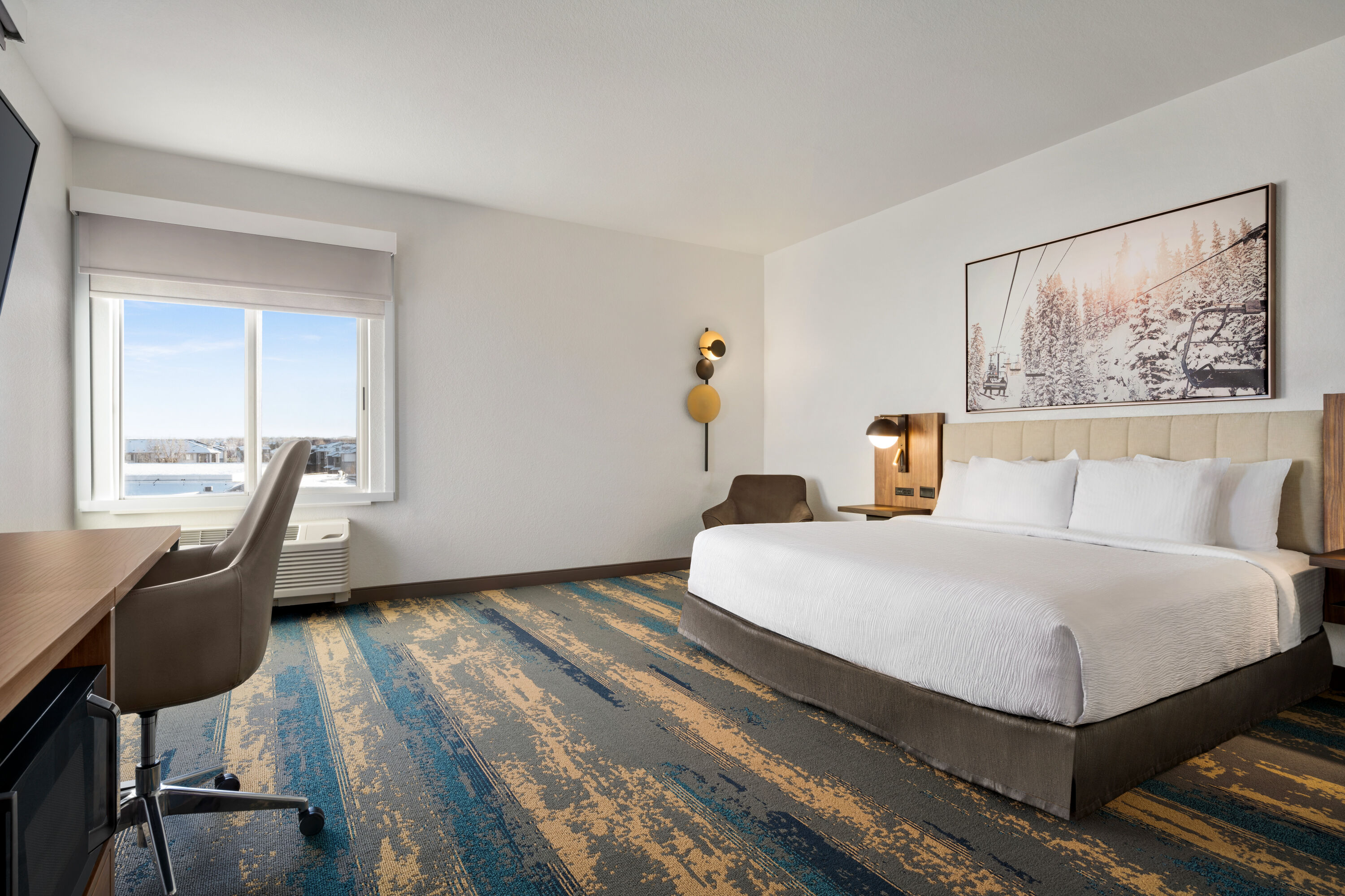 Guest room at the La Quinta Inn & Suites by Wyndham Denver Parker in Parker, Colorado