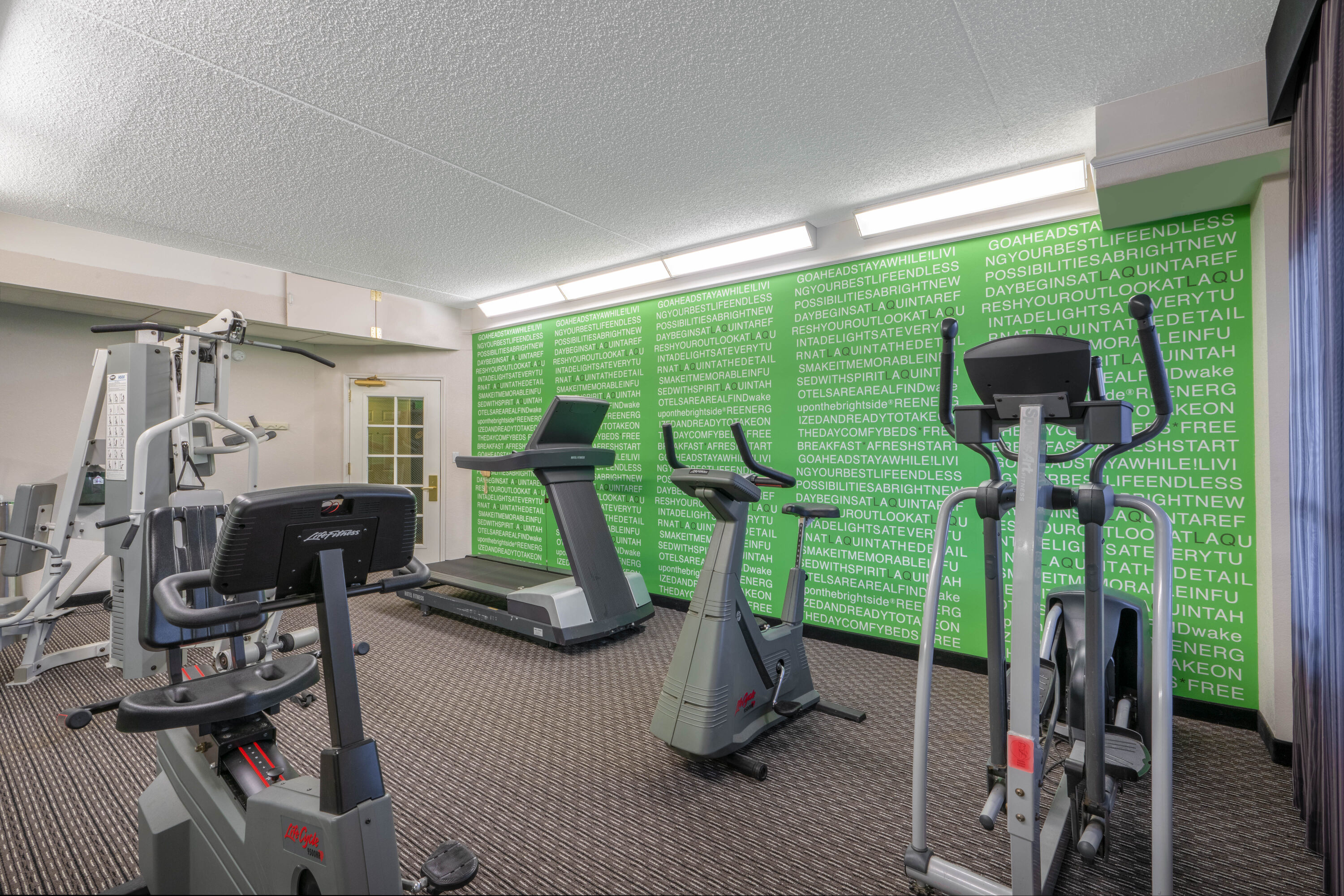 Fitness room at La Quinta Inn & Suites by Wyndham Pueblo in Pueblo, Colorado