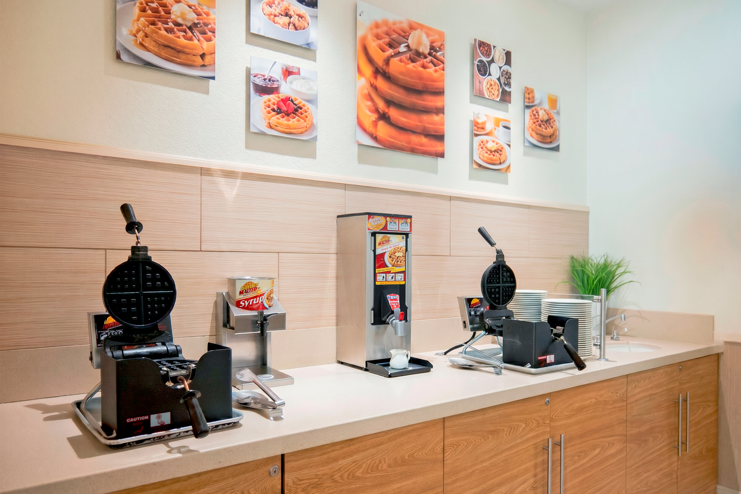Free breakfast at La Quinta Inn & Suites by Wyndham Danbury in Danbury, Connecticut