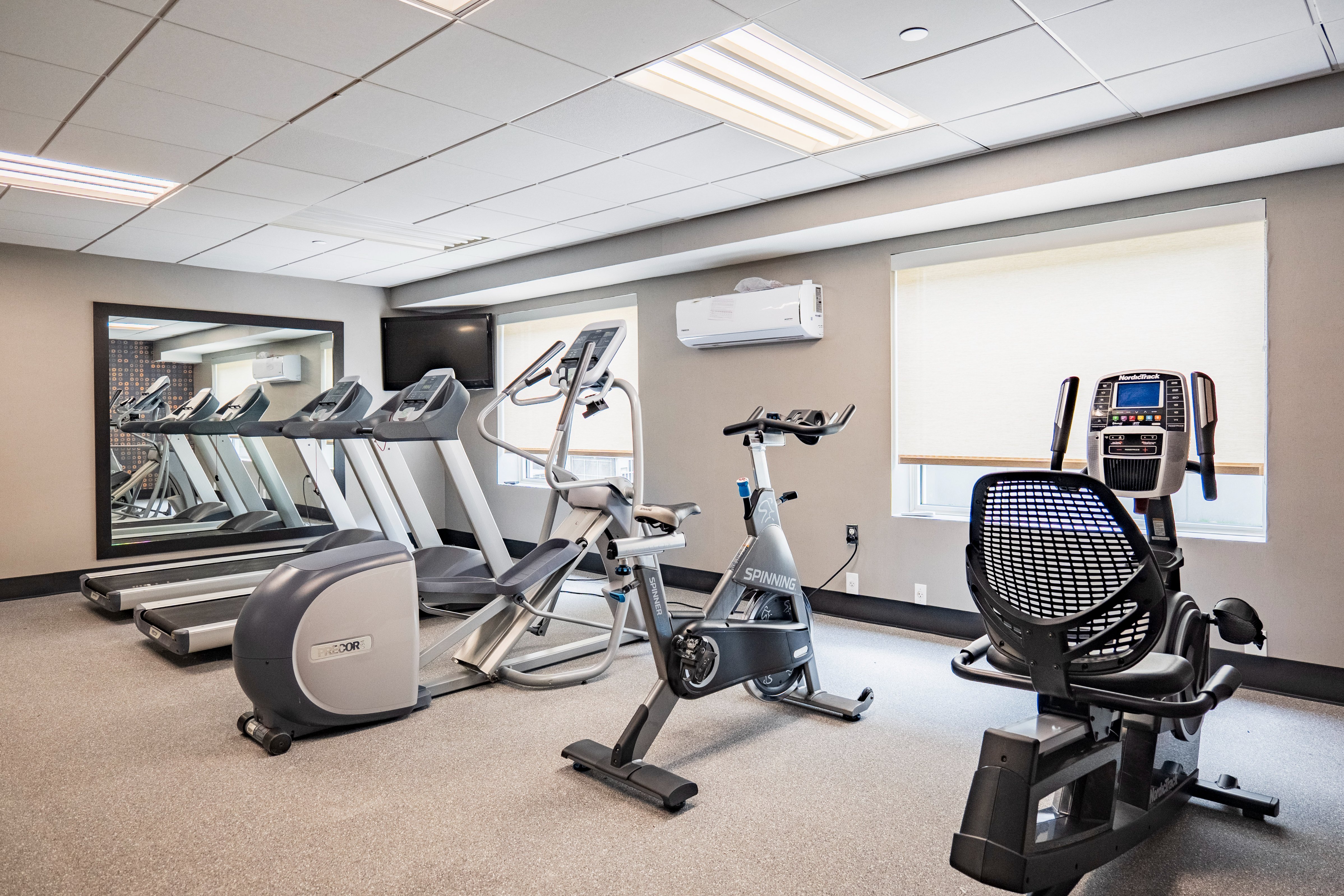 Fitness room at La Quinta Inn & Suites by Wyndham Danbury in Danbury, Connecticut
