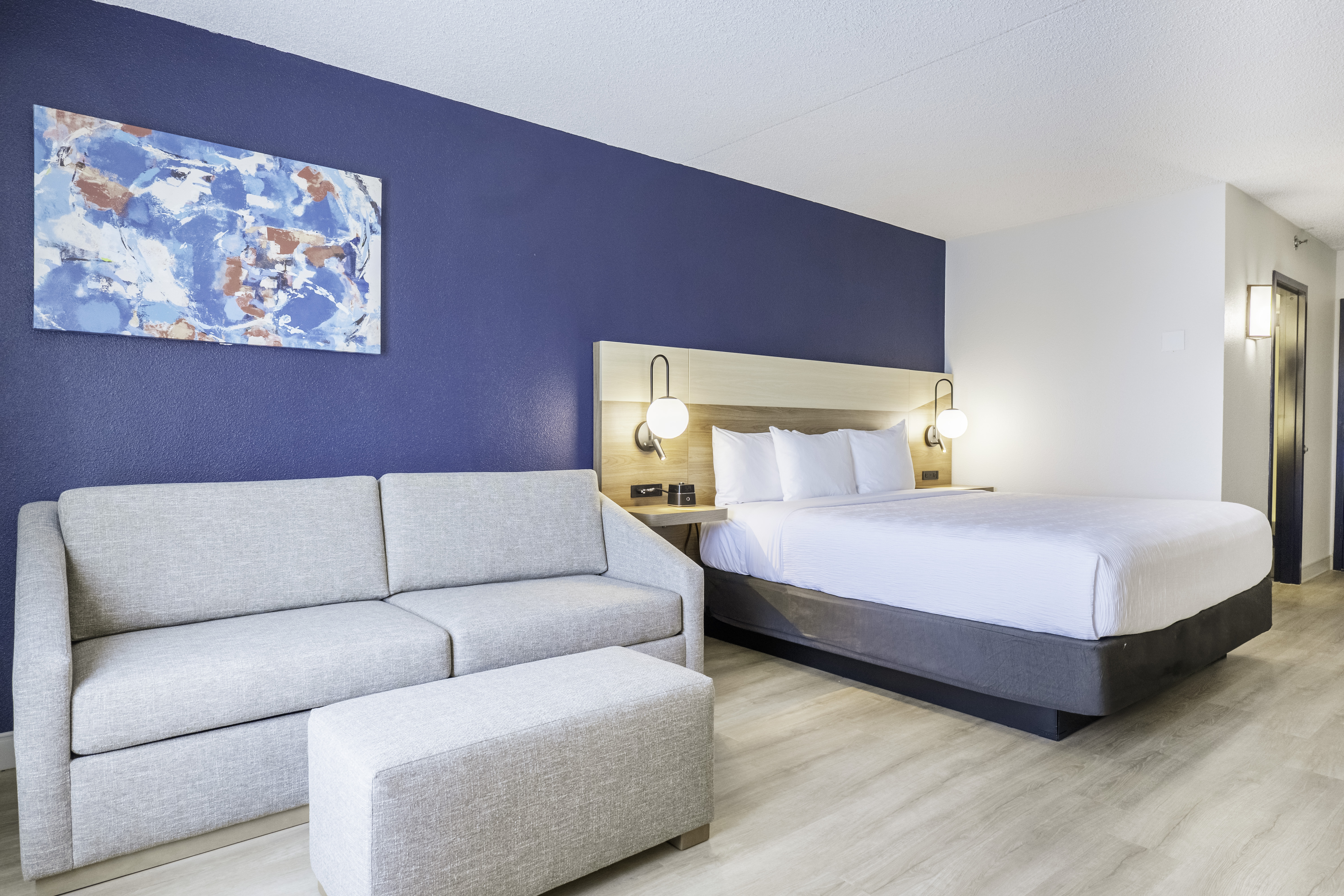 Guest room at the La Quinta Inn & Suites by Wyndham Danbury in Danbury, Connecticut