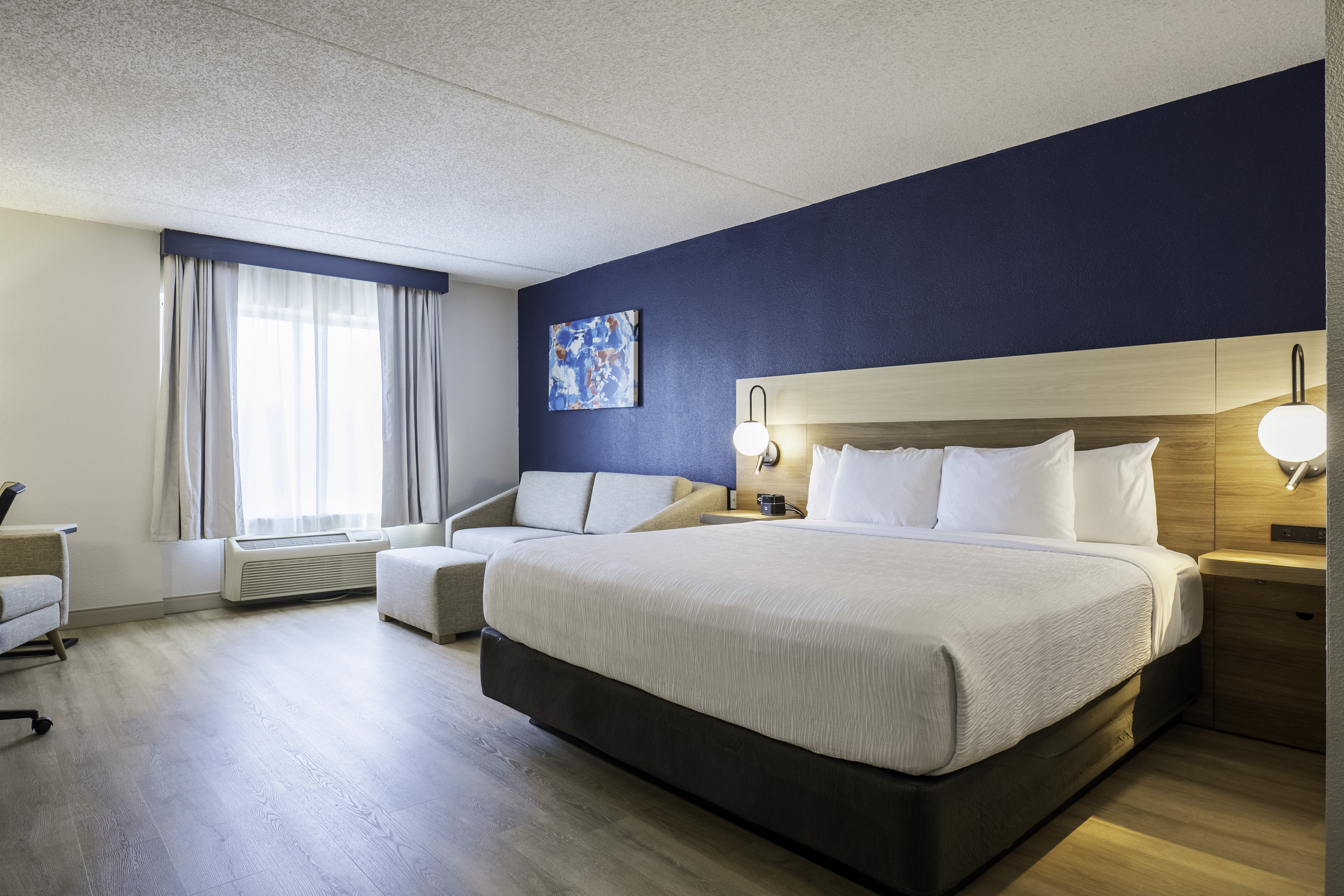 Guest room at the La Quinta Inn & Suites by Wyndham Danbury in Danbury, Connecticut