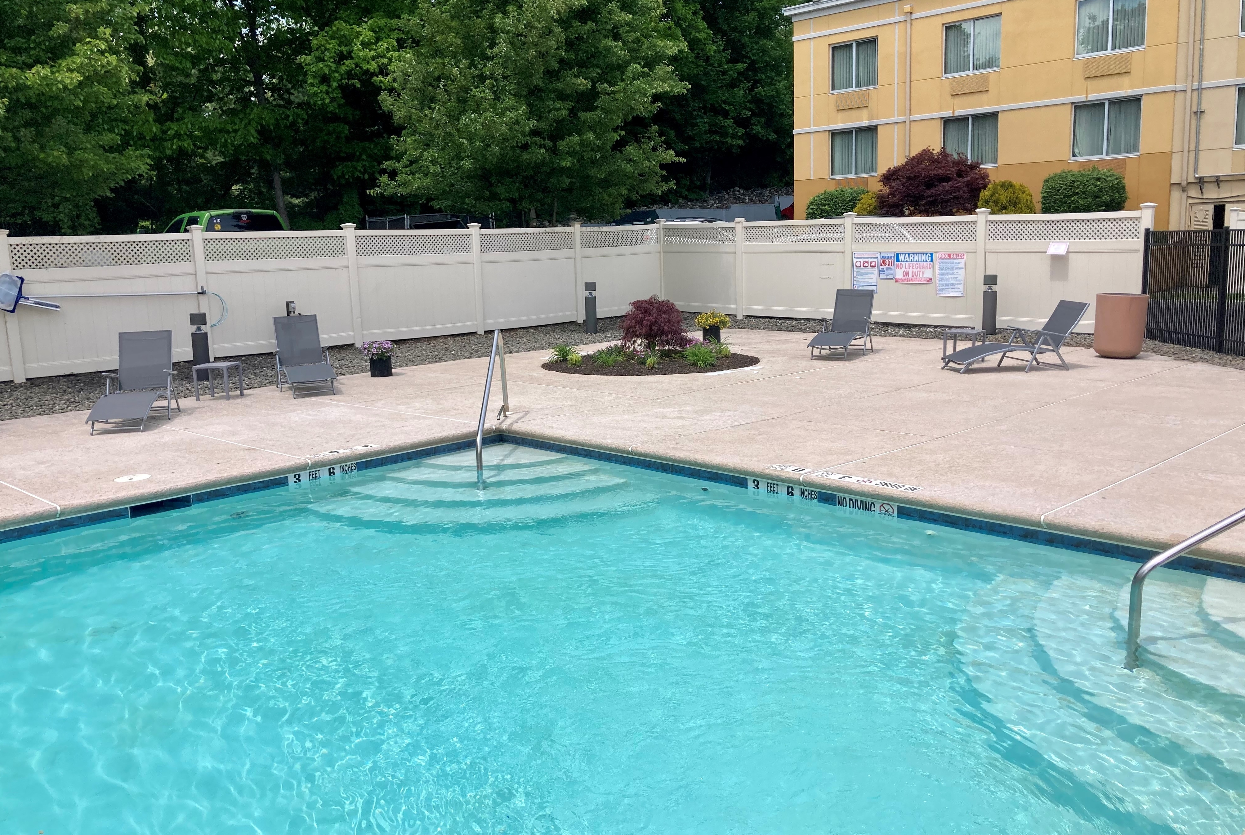 Pool at the La Quinta Inn & Suites by Wyndham Danbury in Danbury, Connecticut