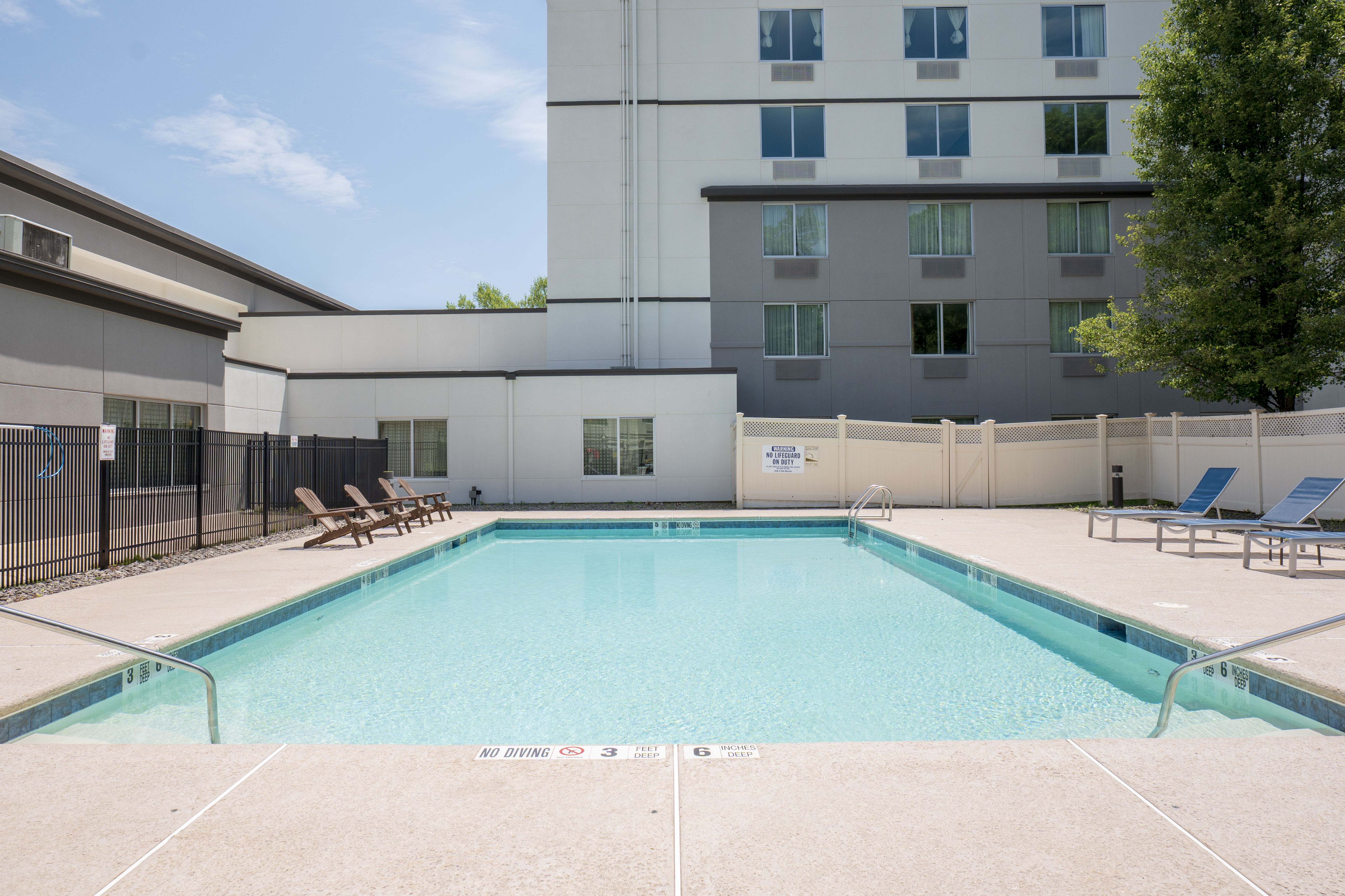 Pool at the La Quinta Inn & Suites by Wyndham Danbury in Danbury, Connecticut