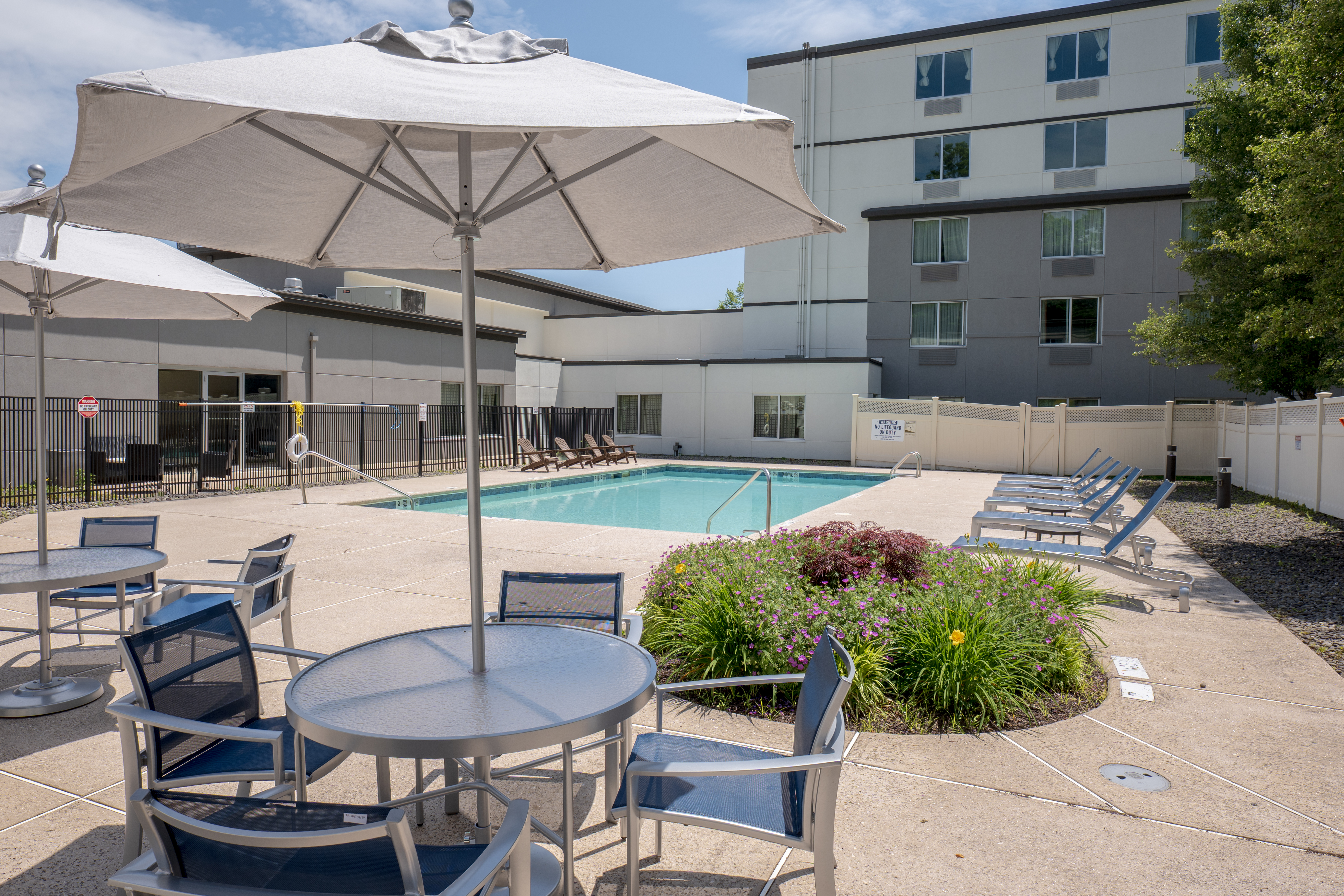 Pool at the La Quinta Inn & Suites by Wyndham Danbury in Danbury, Connecticut