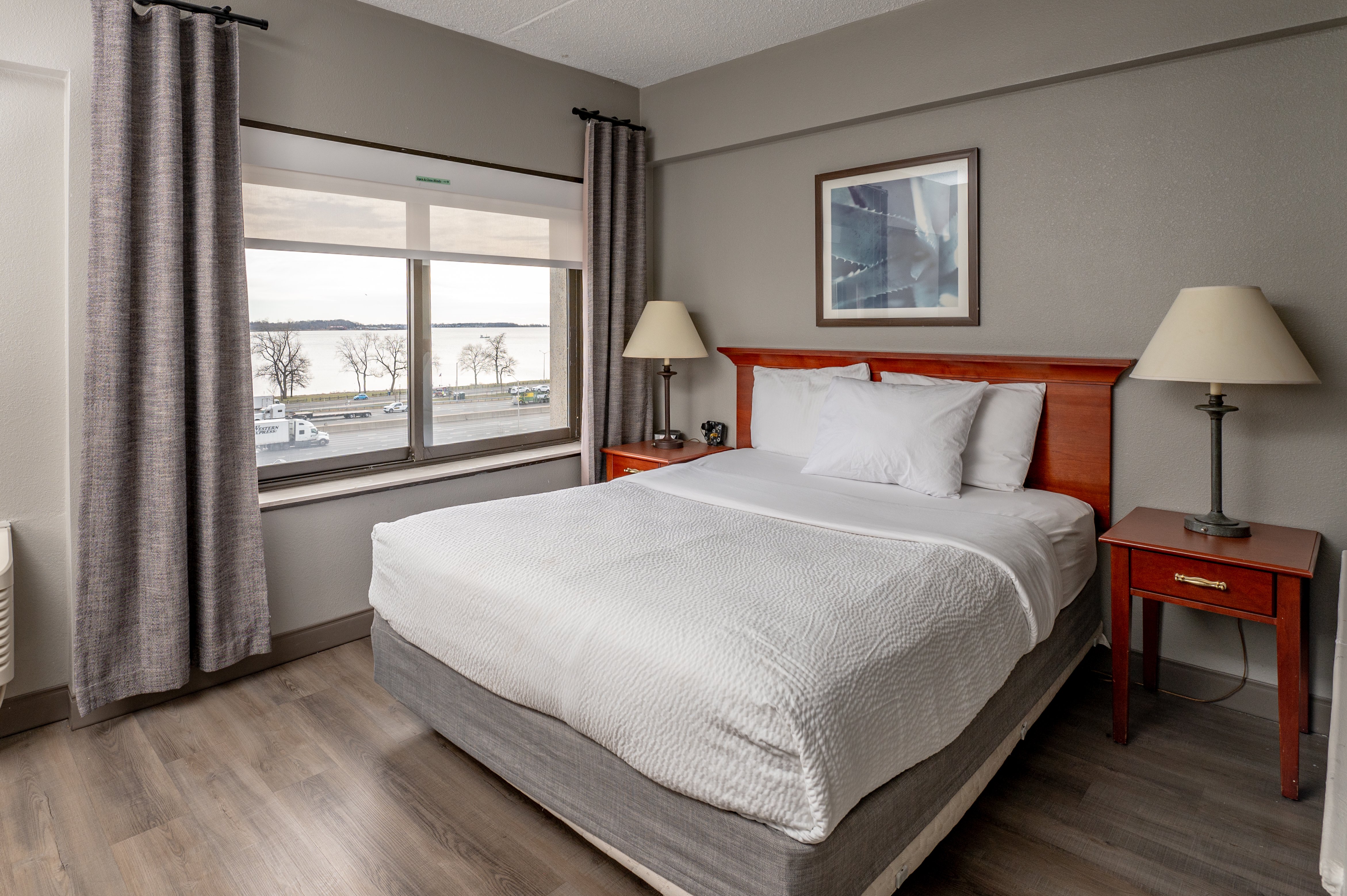 Guest room at the La Quinta Inn & Suites by Wyndham New Haven in New Haven, Connecticut