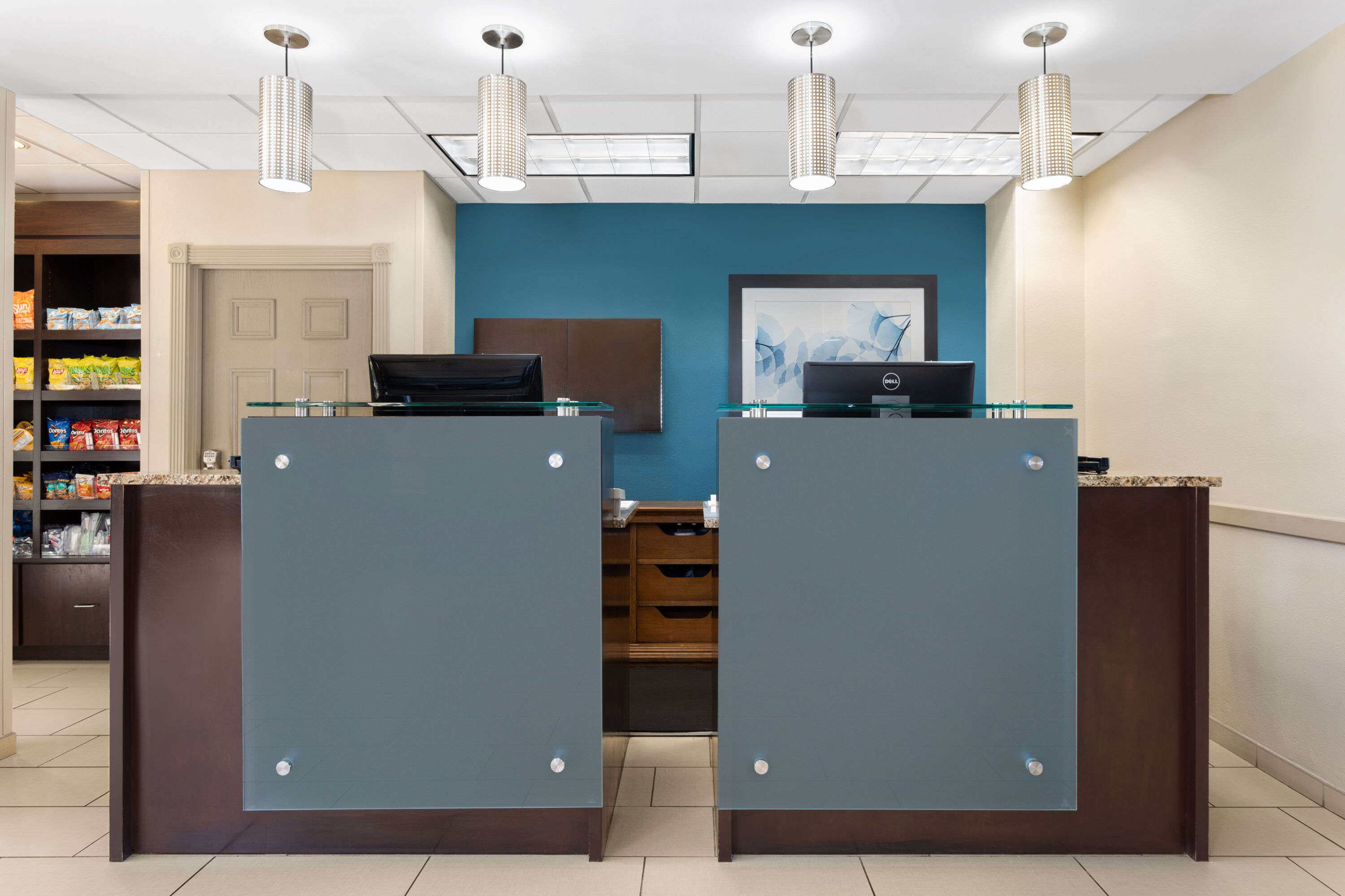 La Quinta Inn & Suites by Wyndham Bonita Springs Naples N. reception in Bonita Springs, Florida