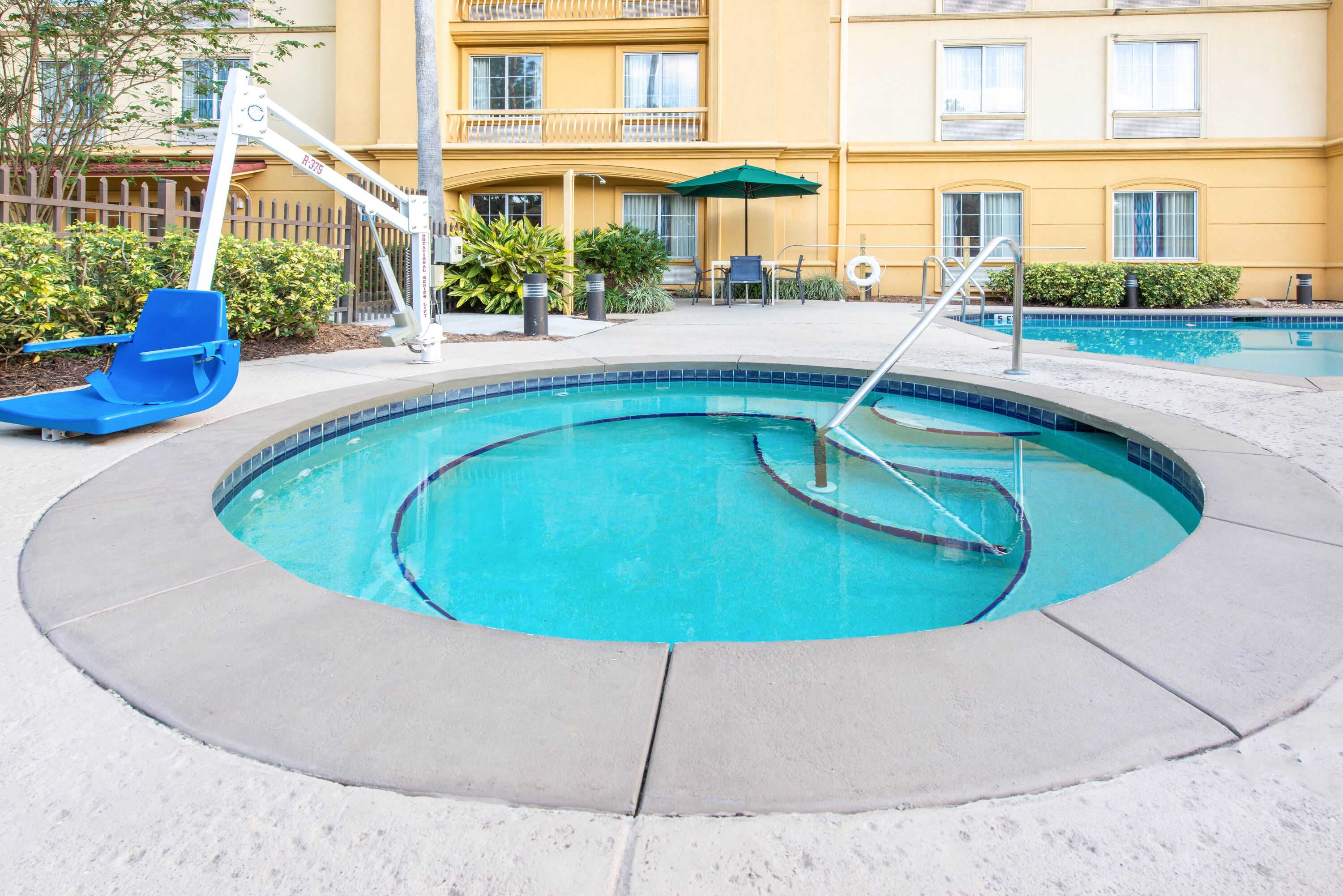 Pool at the La Quinta Inn & Suites by Wyndham Tampa Brandon Regency Park in Brandon, Florida