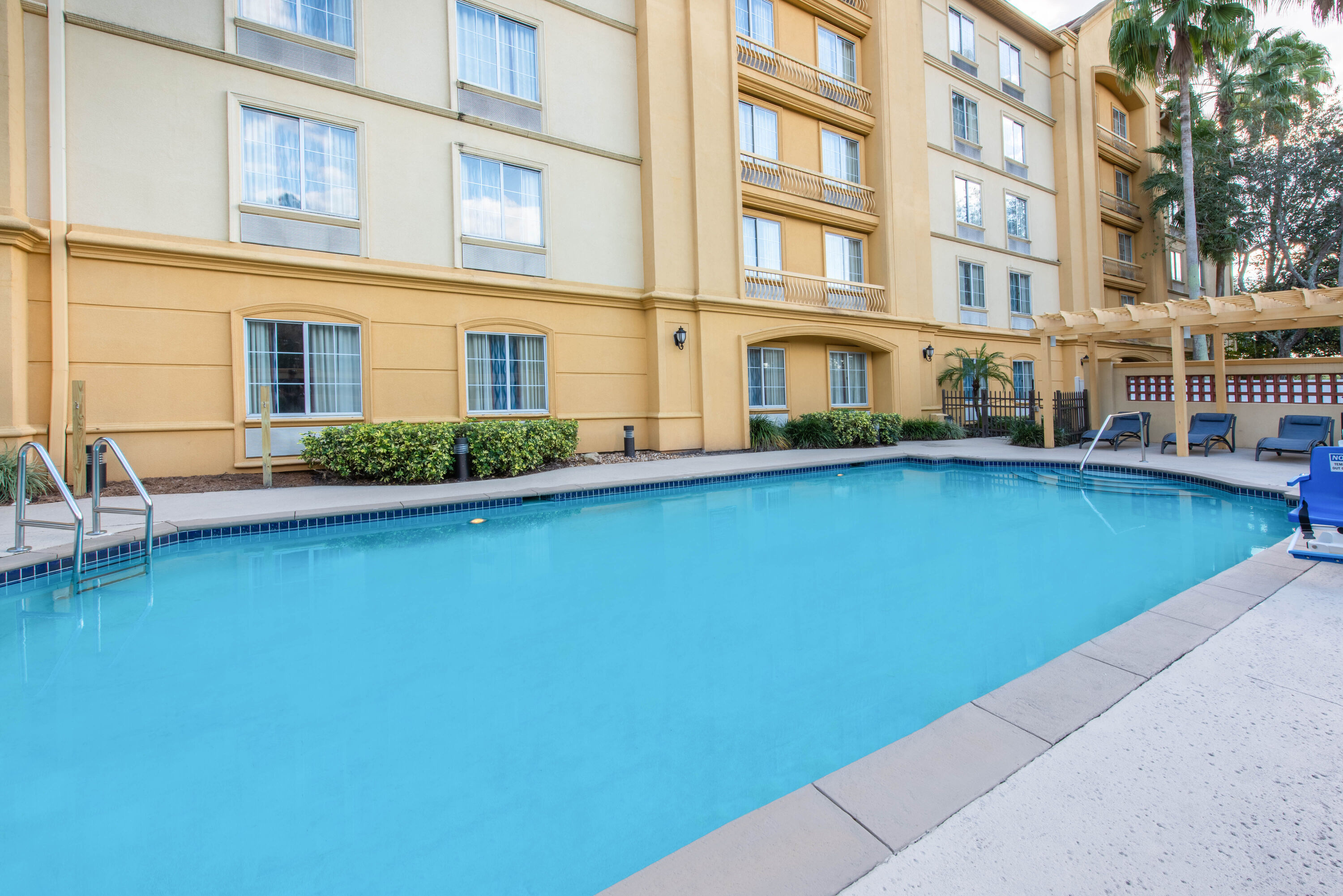 Pool at the La Quinta Inn & Suites by Wyndham Tampa Brandon Regency Park in Brandon, Florida