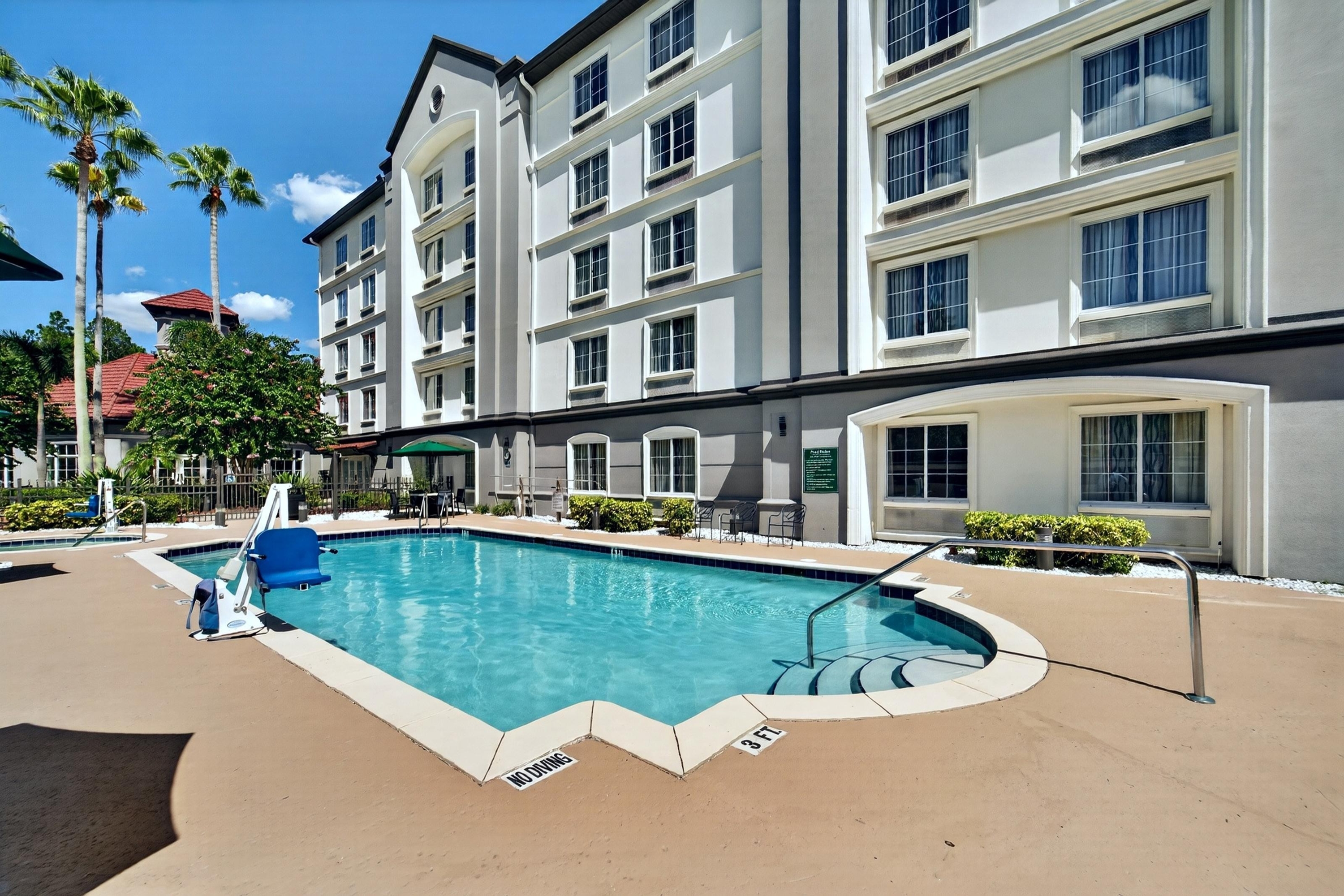 Pool at the La Quinta Inn & Suites by Wyndham Tampa Brandon Regency Park in Brandon, Florida