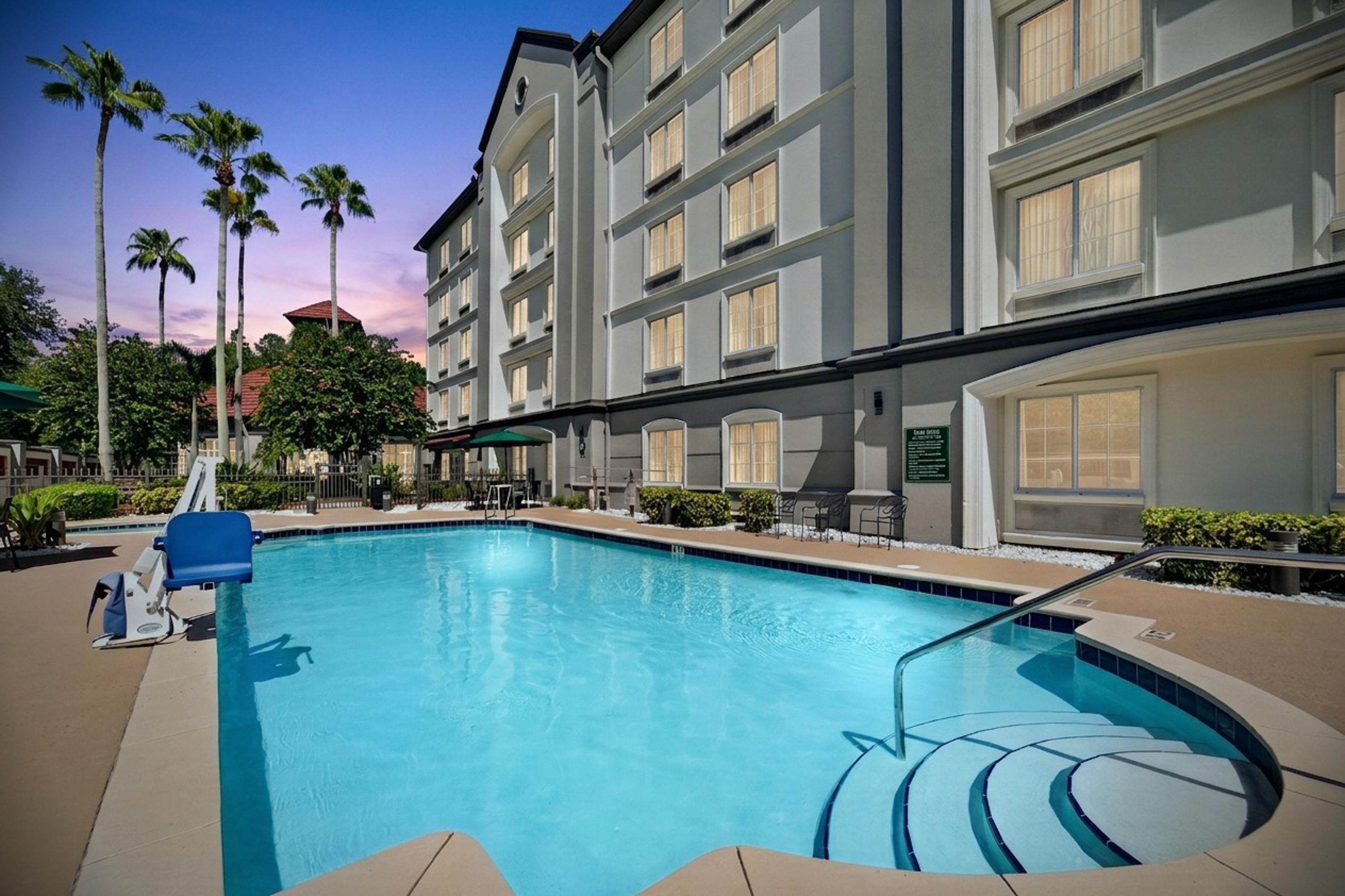 Pool at the La Quinta Inn & Suites by Wyndham Tampa Brandon Regency Park in Brandon, Florida