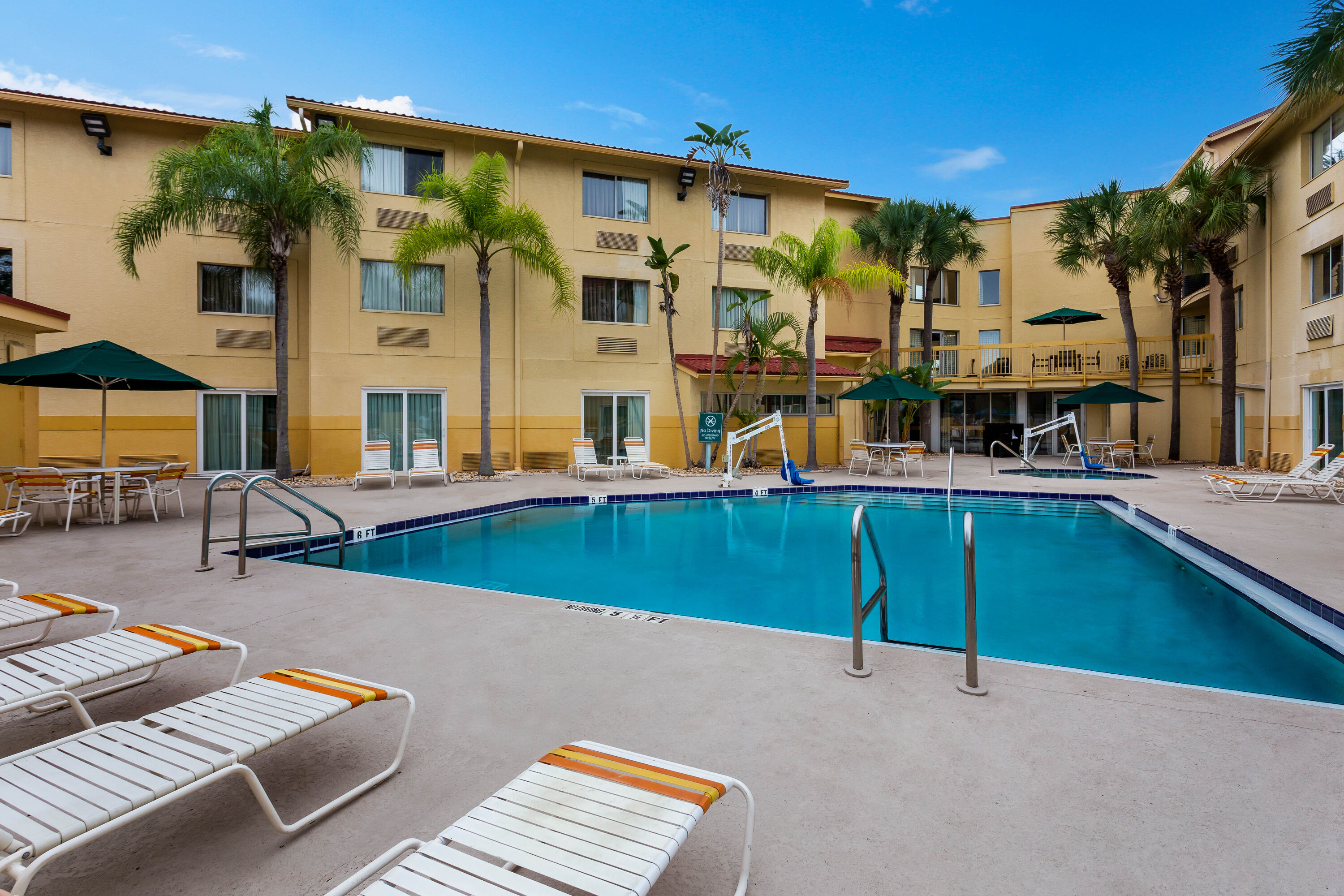Pool at the La Quinta Inn & Suites by Wyndham St. Pete-Clearwater Airpt in Clearwater, Florida