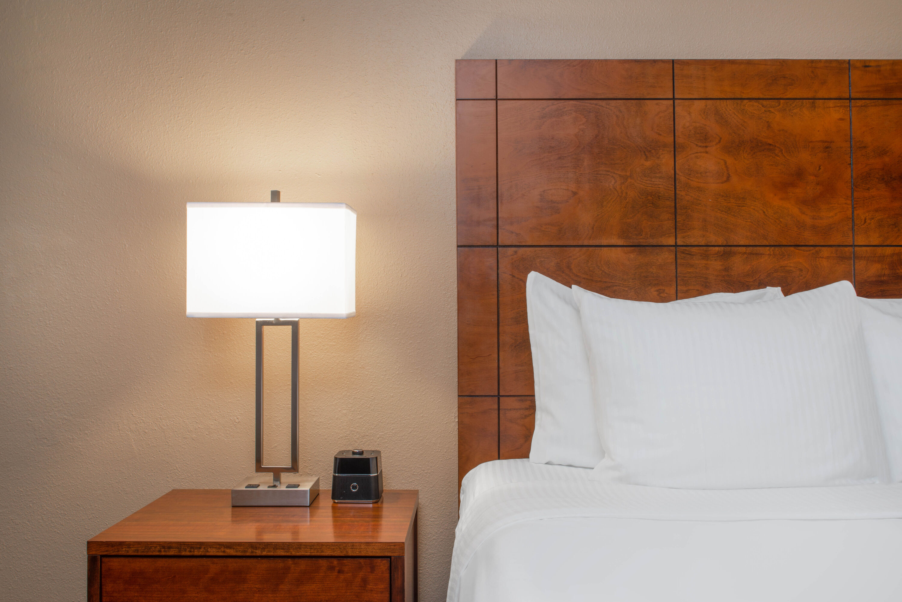 Guest room feature at the La Quinta Inn by Wyndham Clearwater Central in Clearwater, Florida