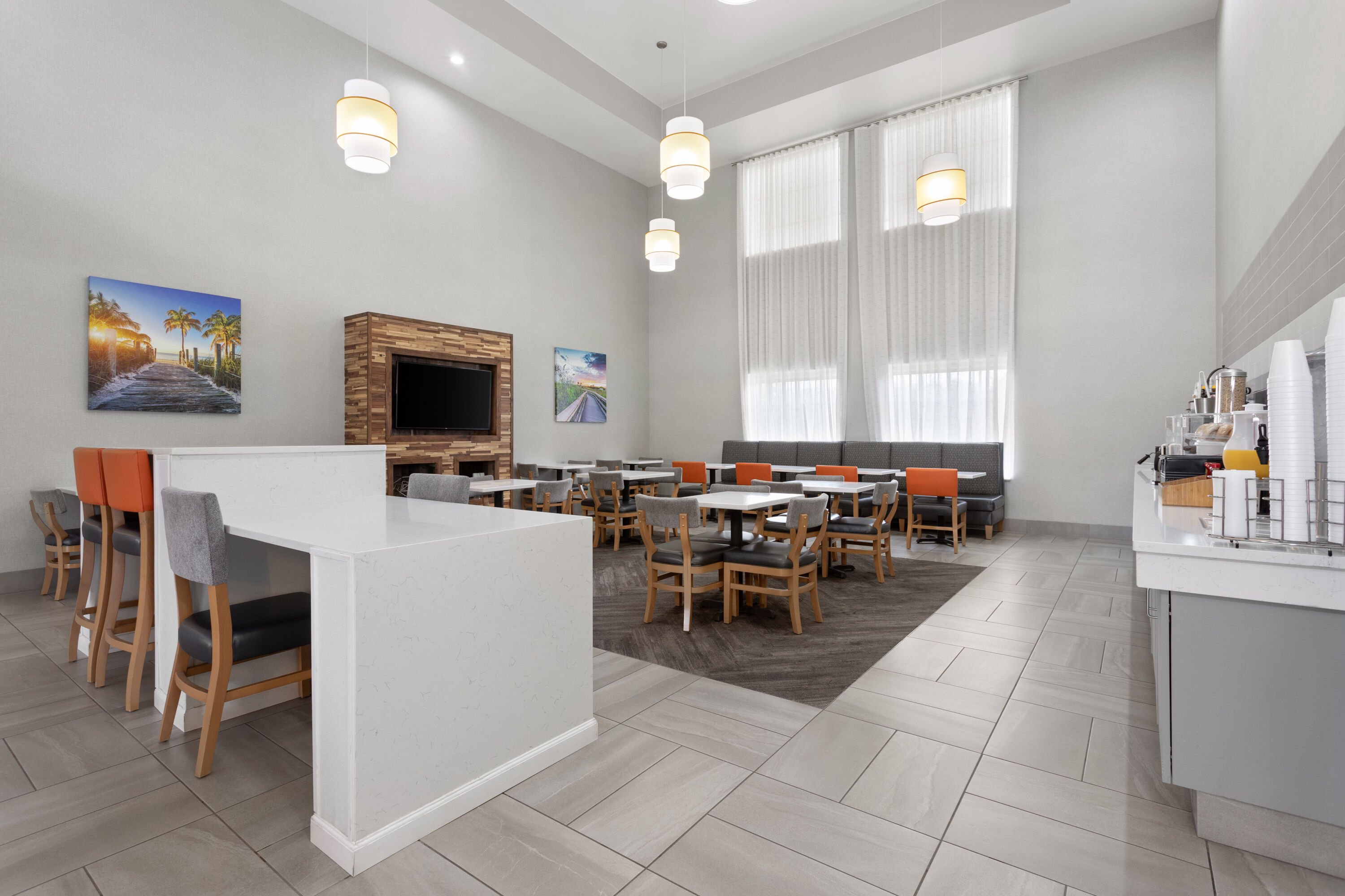 Free breakfast at La Quinta Inn & Suites by Wyndham Ft. Pierce in Fort Pierce, Florida